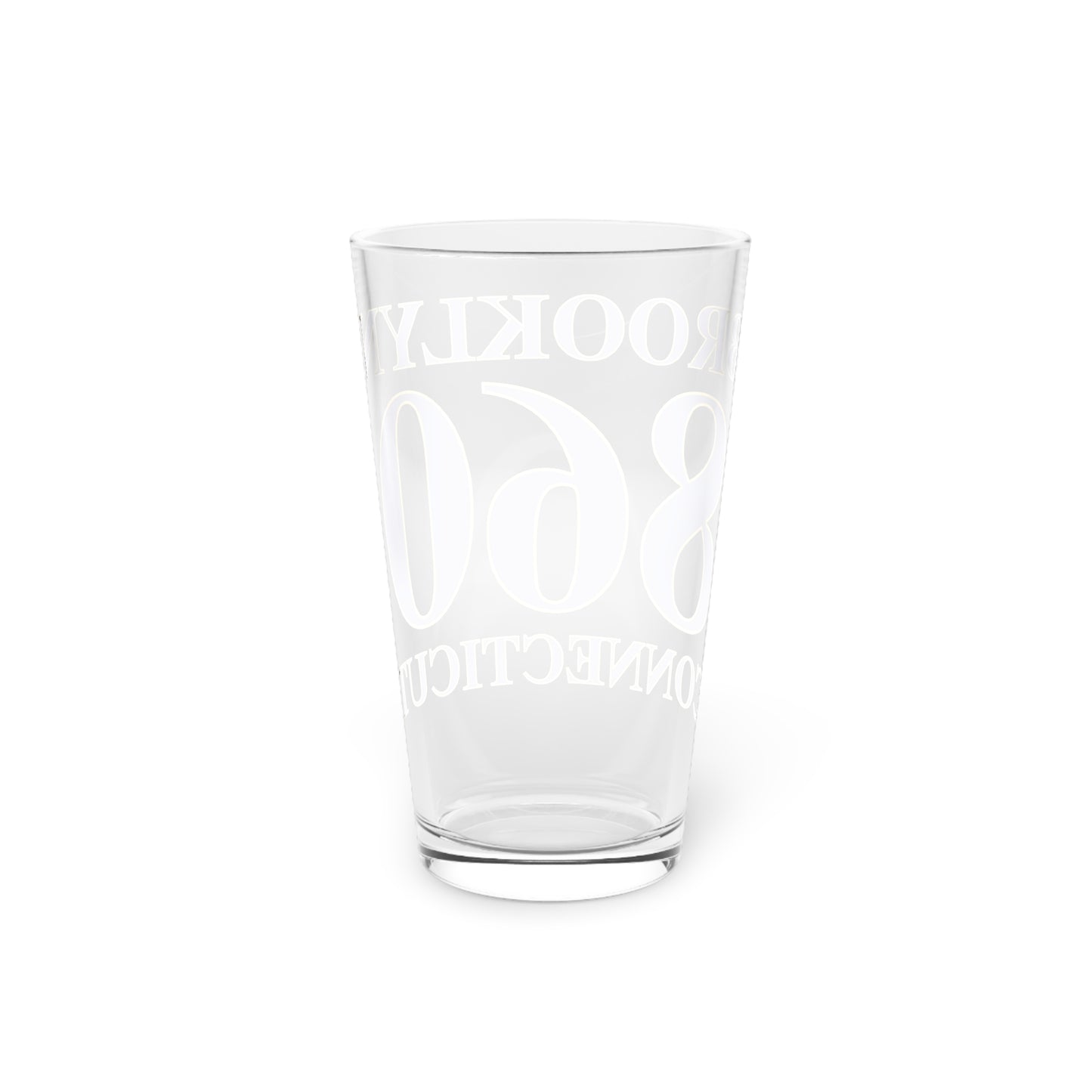 Brooklyn 860 Connecticut Pint Glass, 16oz