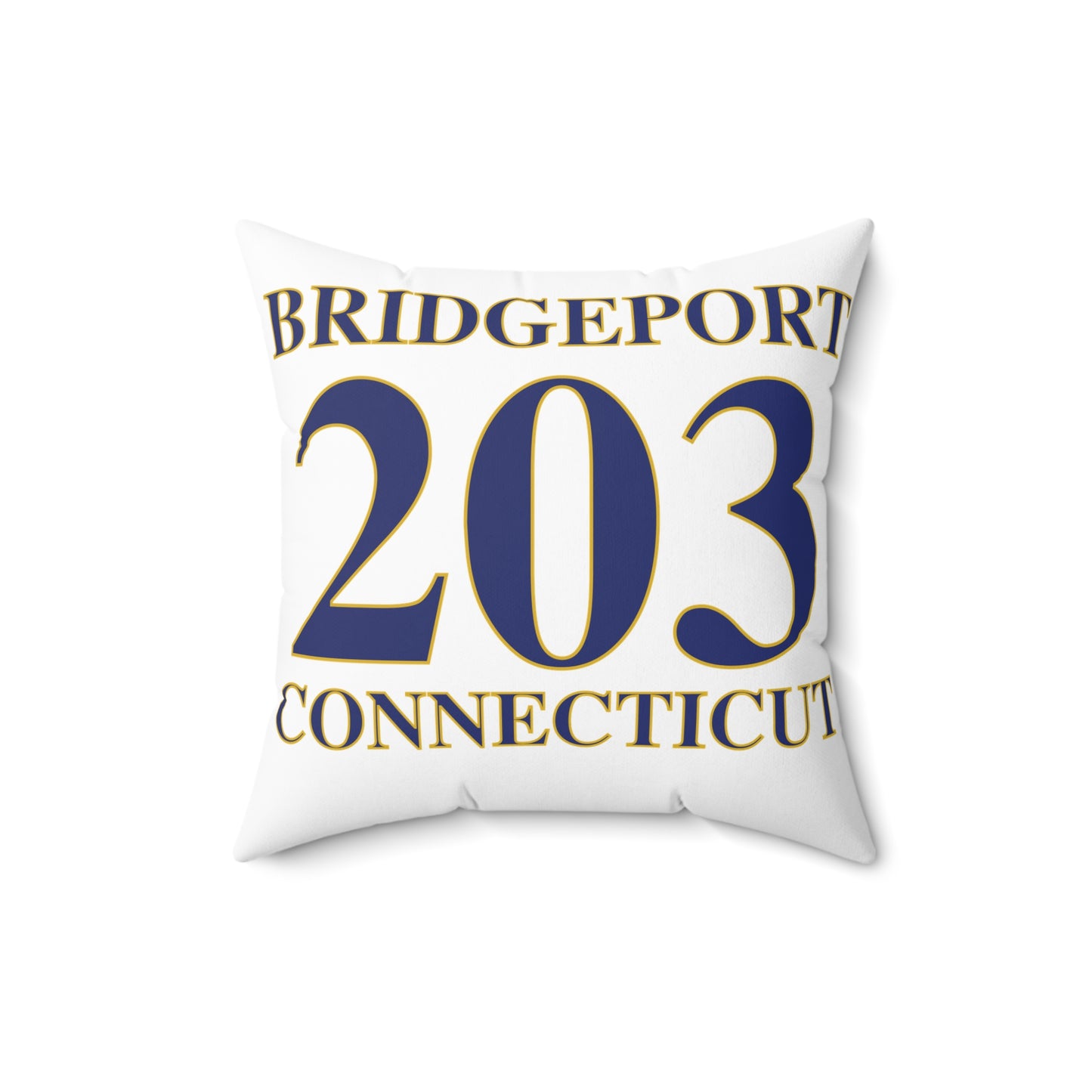Bridgeport 203 Connecticut Spun Polyester Square Pillow