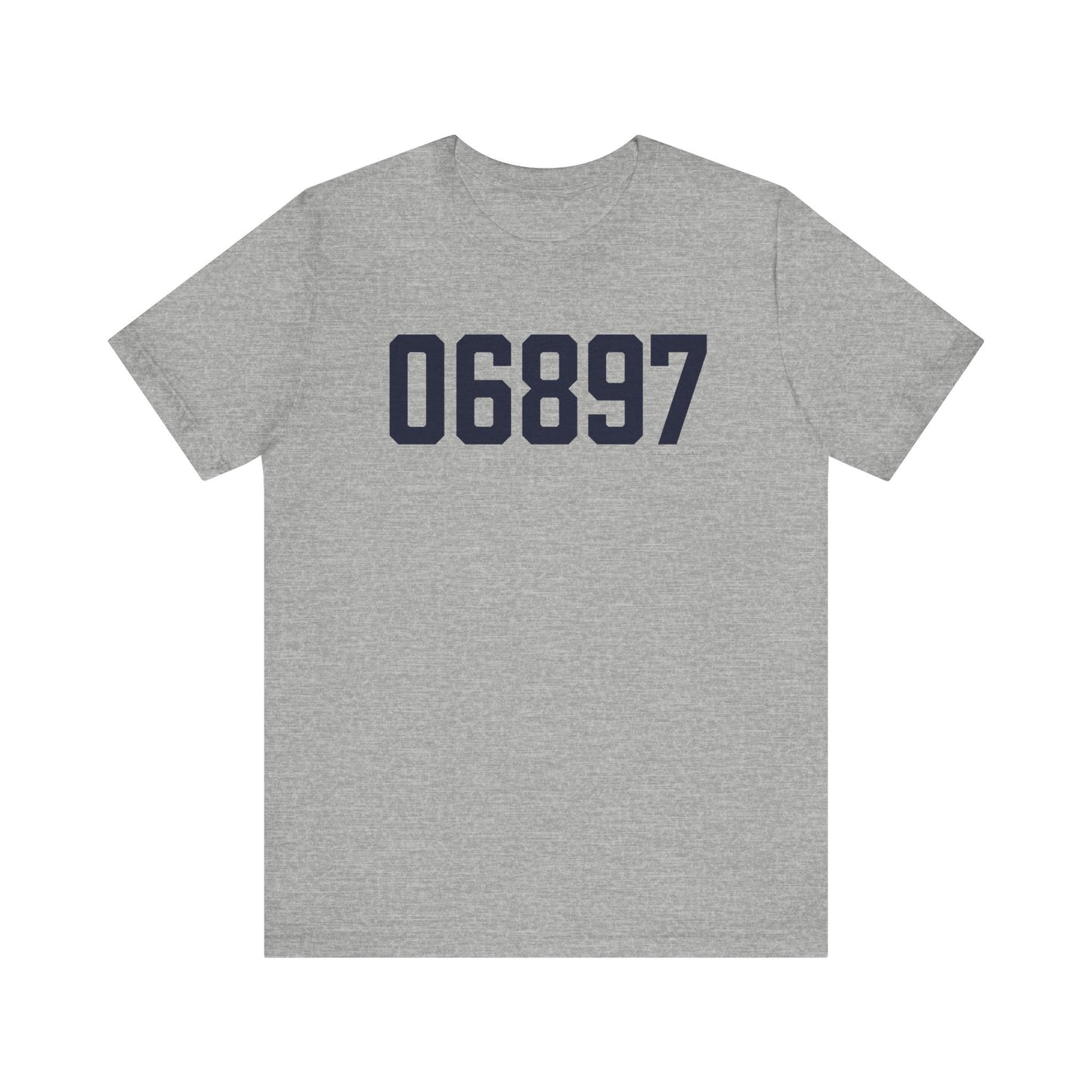 06897 Wilton Connecticut Zip Code Unisex Jersey Short Sleeve T-Shirt