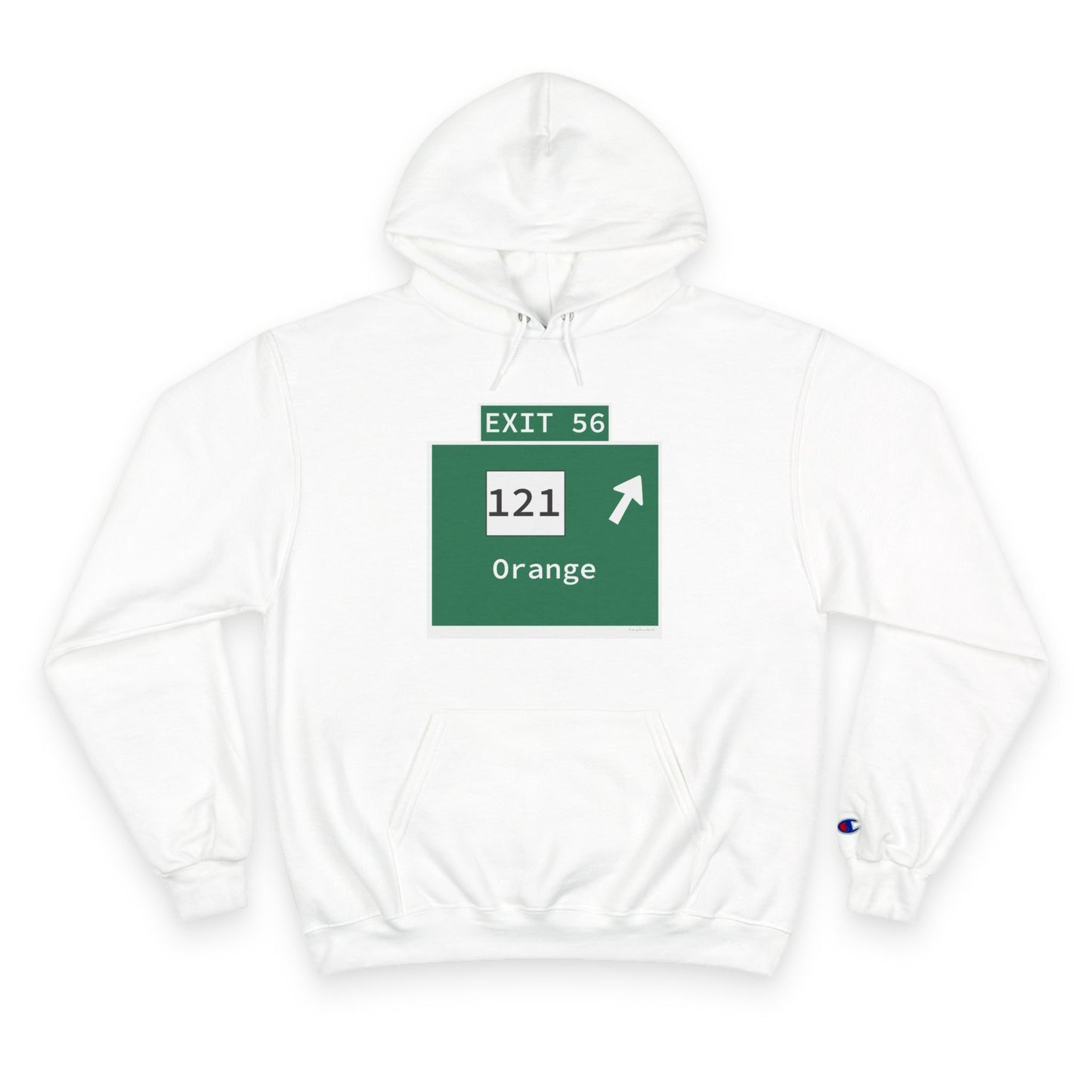 Vintage WCP Exit 56 Sign Champion Hoodie