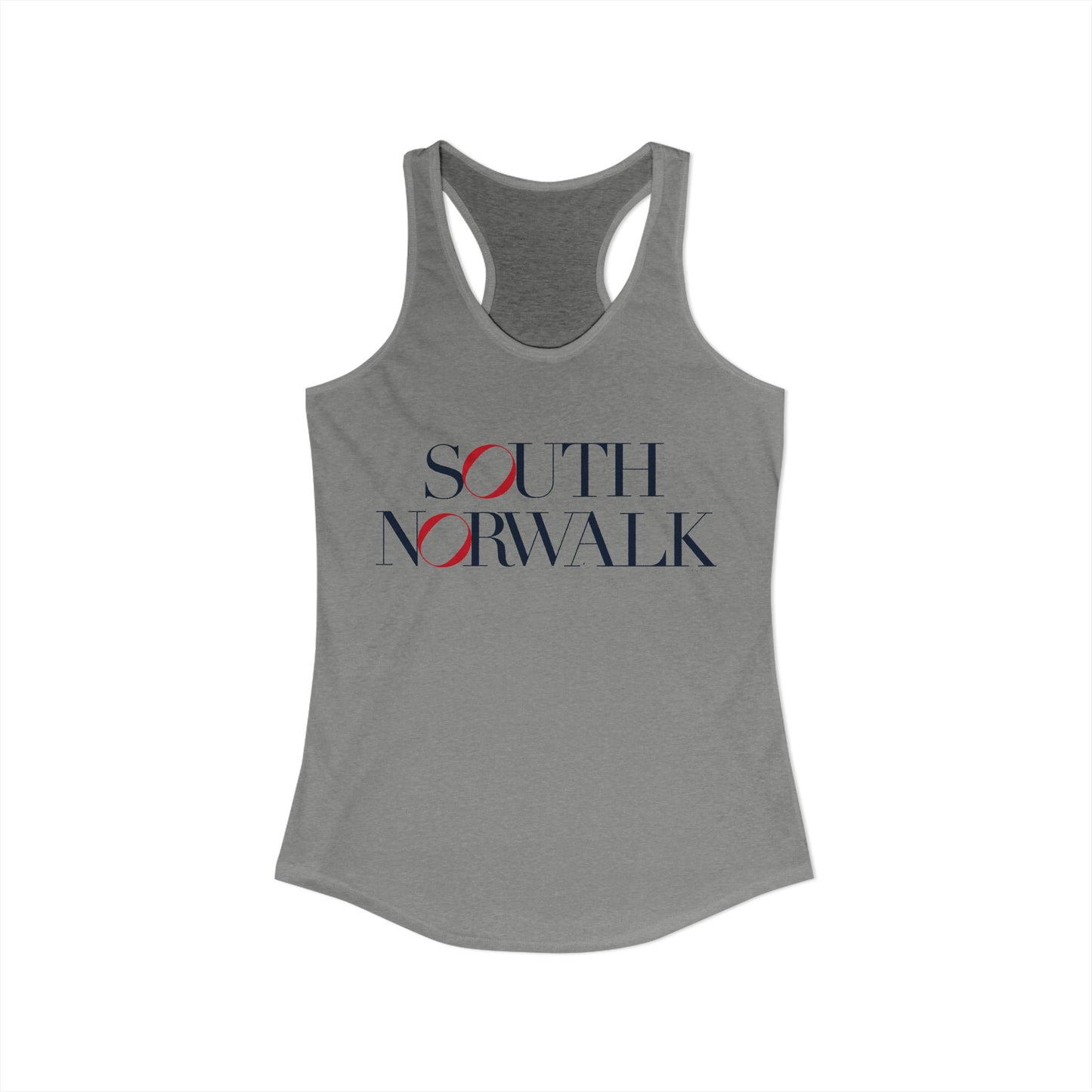 41 Tilt South Norwalk Women's Ideal Racerback Tank Top