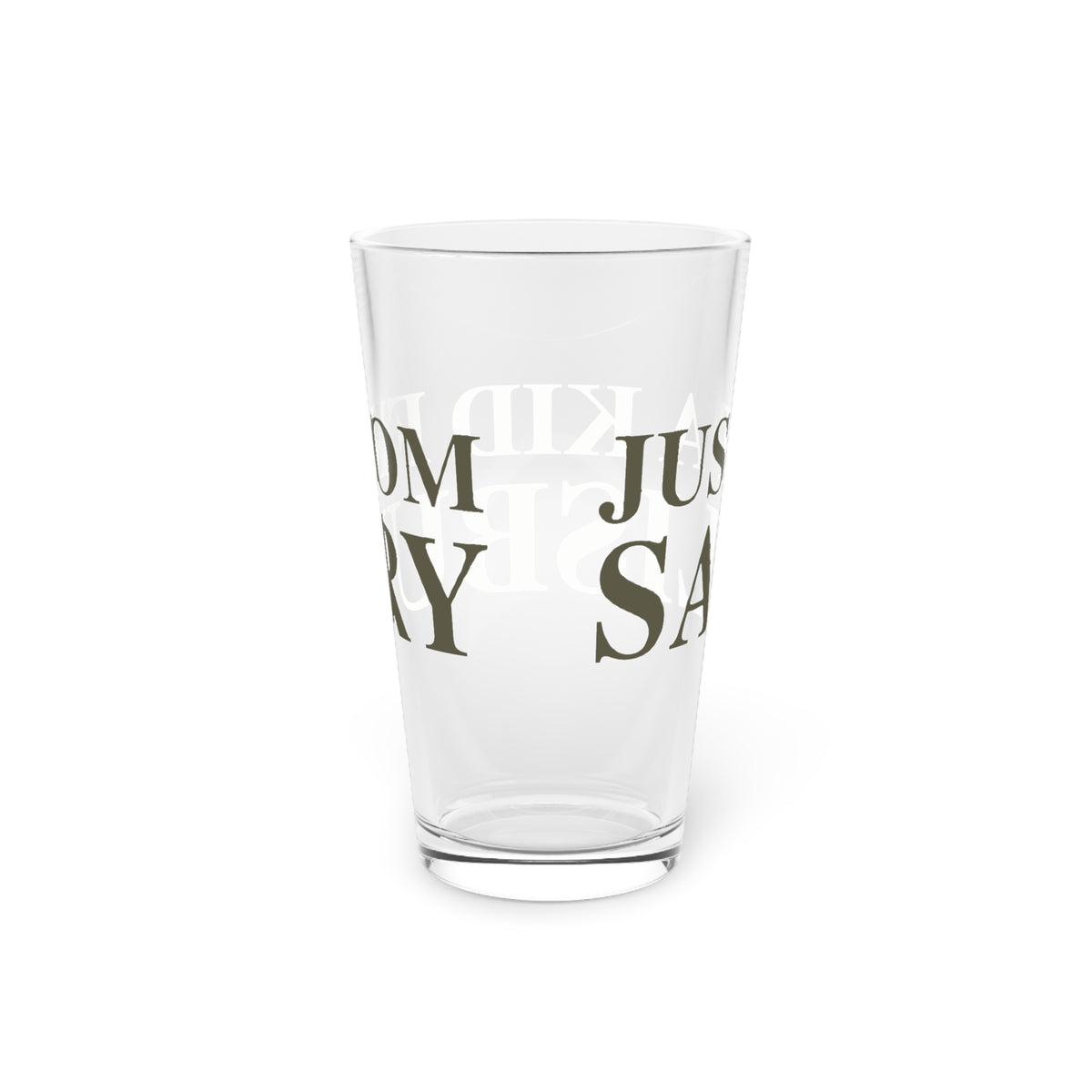 Just a kid from Salisbury Pint Glass, 16oz
