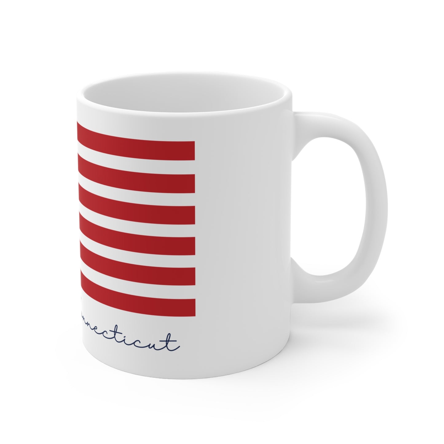 Deep River Connecticut Flag Mug 11oz