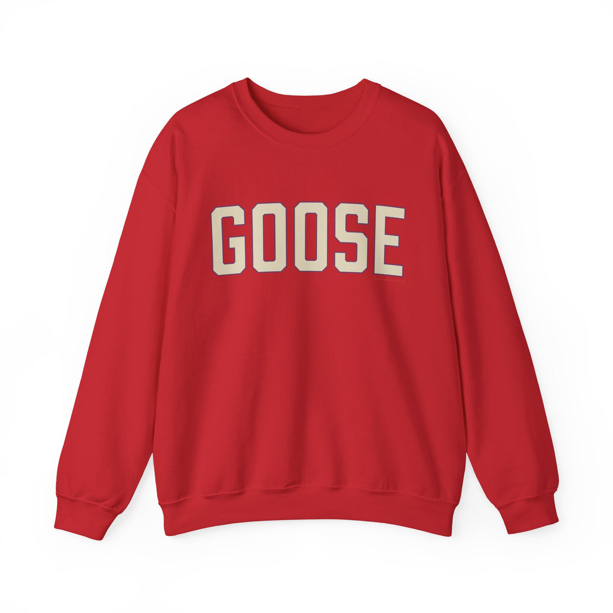 Goose Zip Code Cream & Purple Unisex Heavy Blend™ Crewneck Sweatshirt