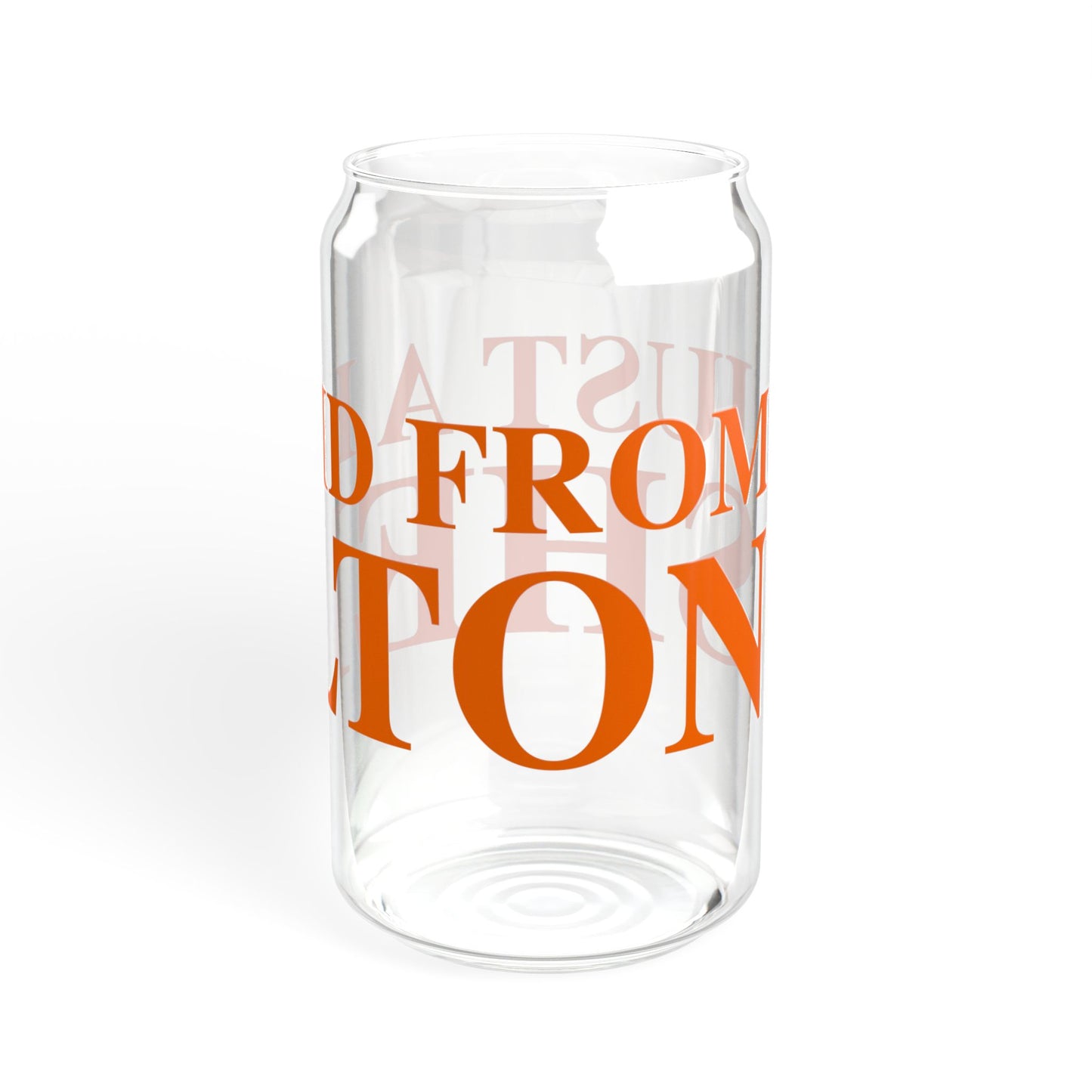 Just a kid from Shelton Sipper Glass, 16oz