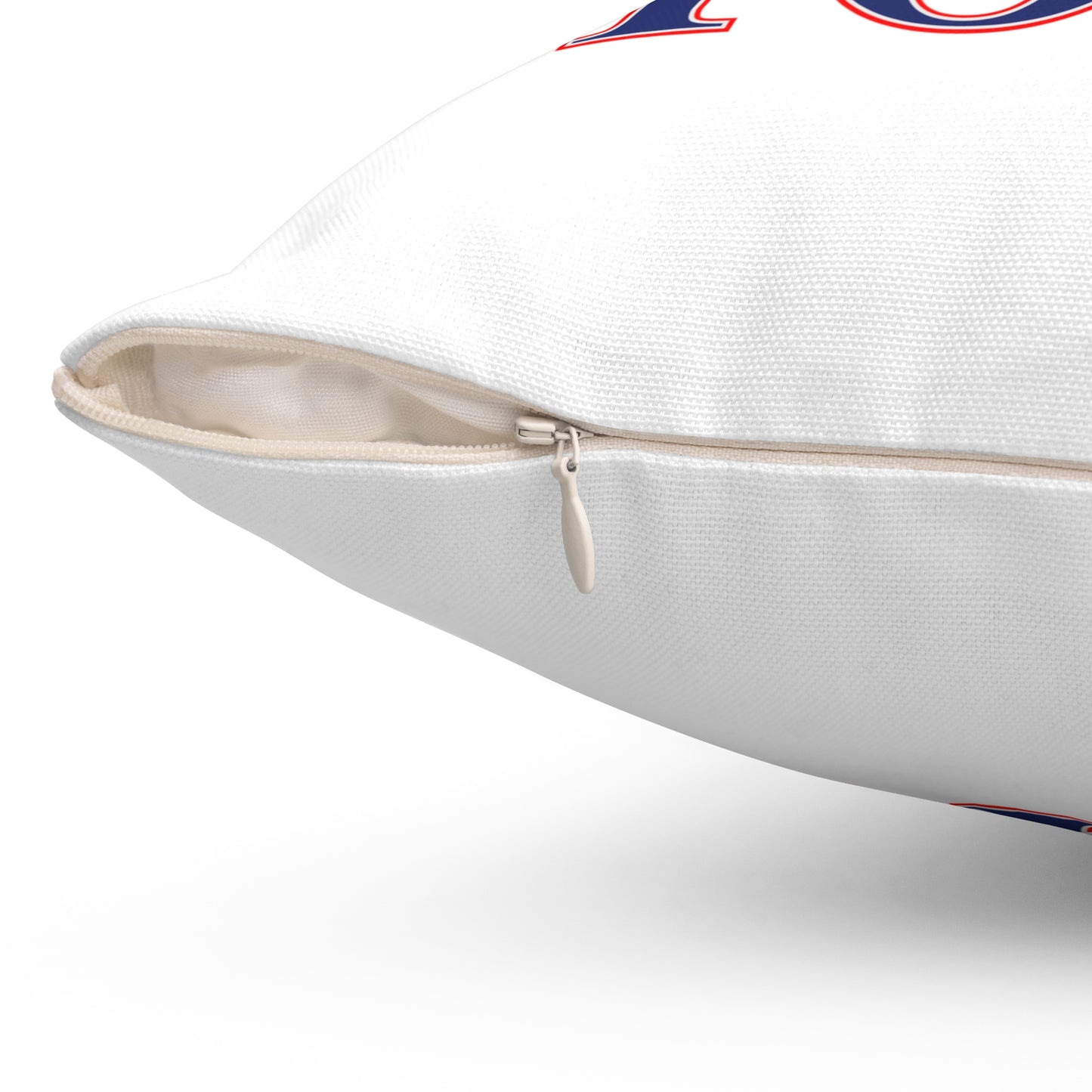 860 Storrs Red, White & Blue Spun Polyester Square Pillow