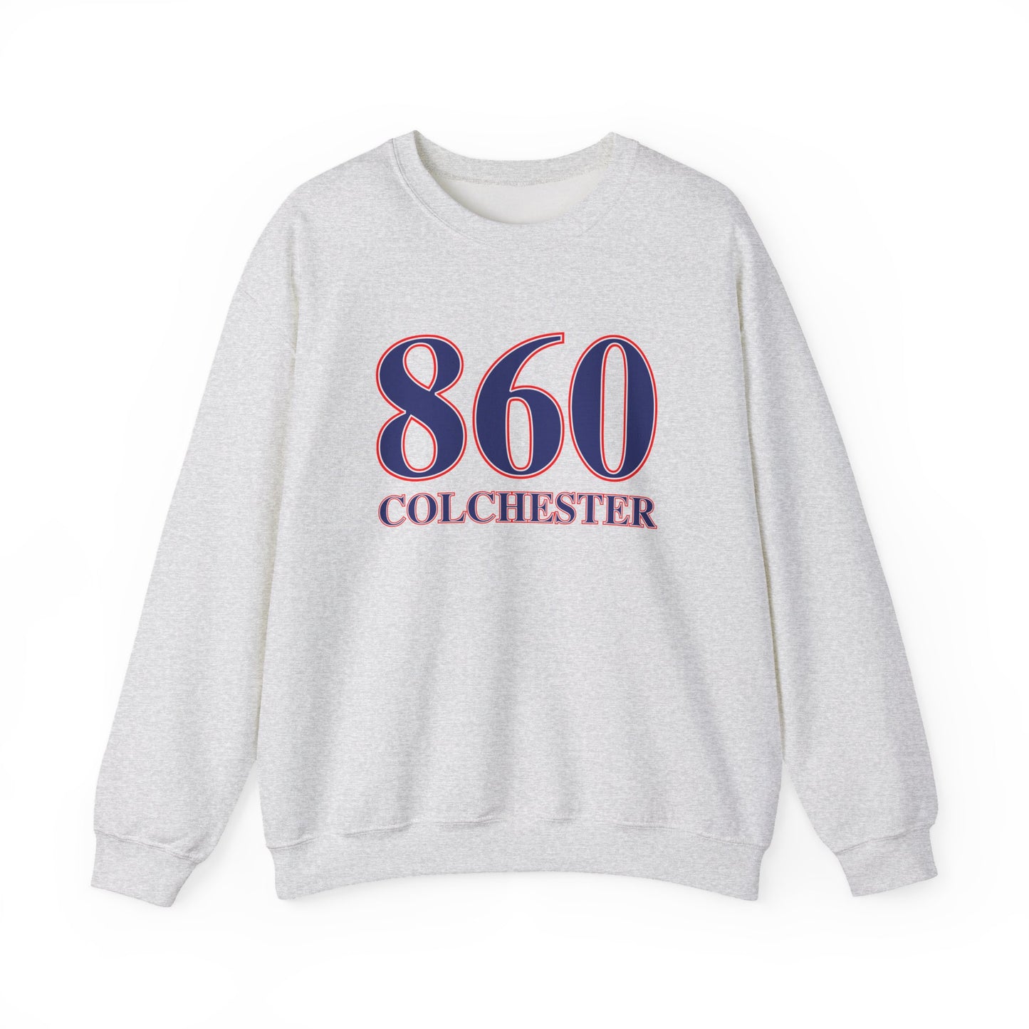 860 Colchester Red White & Blue Unisex Heavy Blend™ Crewneck Sweatshirt