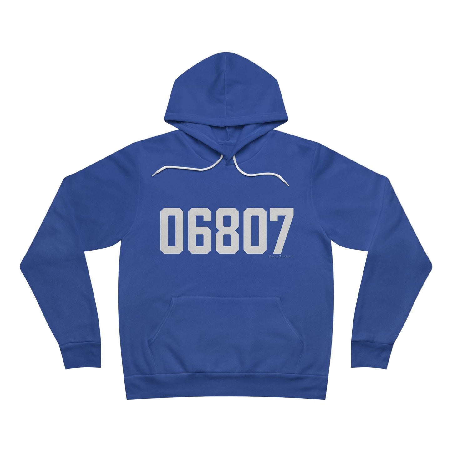 06807 - Greenwich CT Zip Code Unisex Sponge Fleece Pullover Hoodie