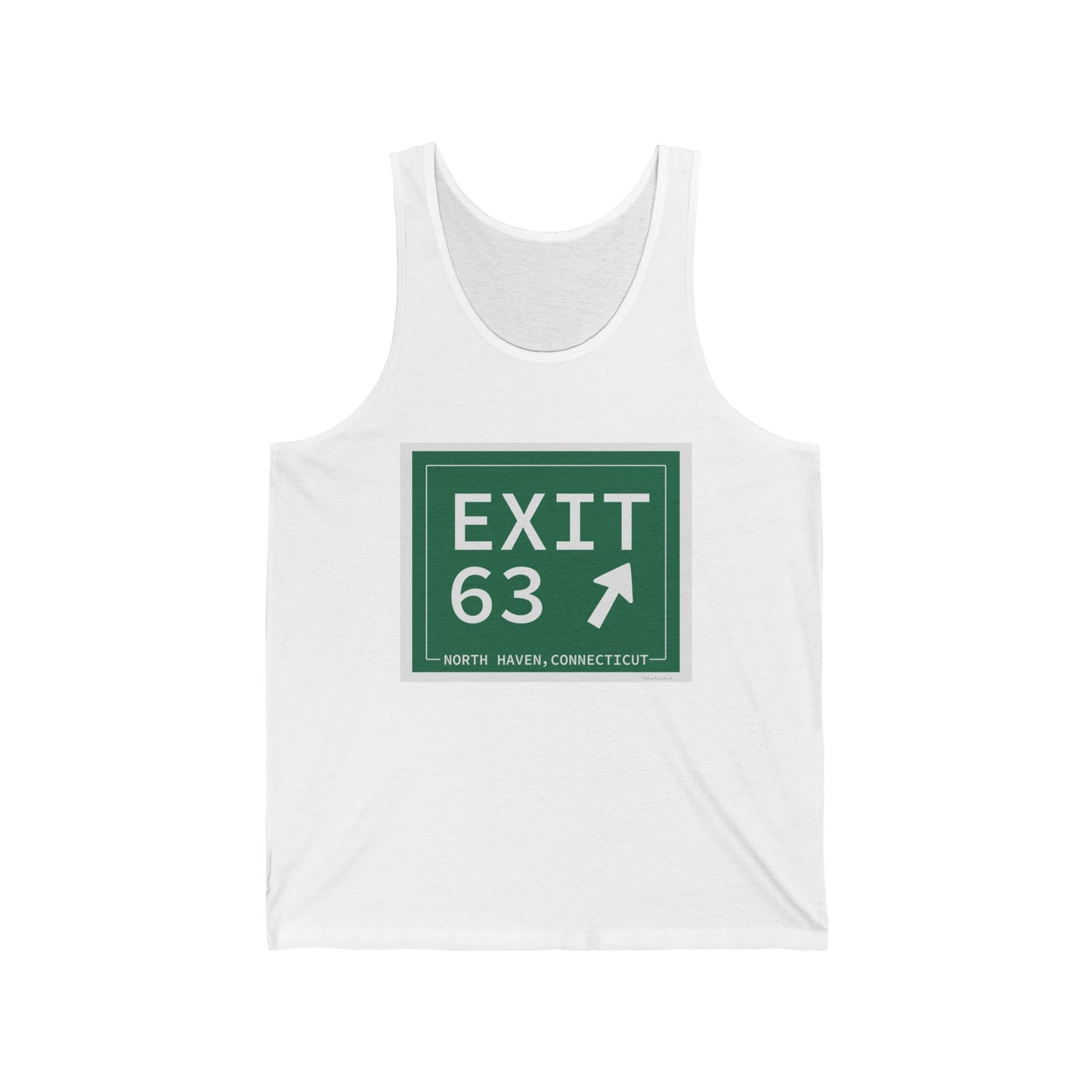 Vintage Exit 63 WCP Sign Unisex Jersey Tank Top