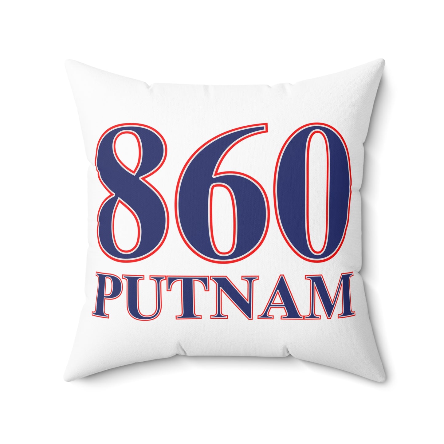 860 Putnam Red, White & Blue Spun Polyester Square Pillow