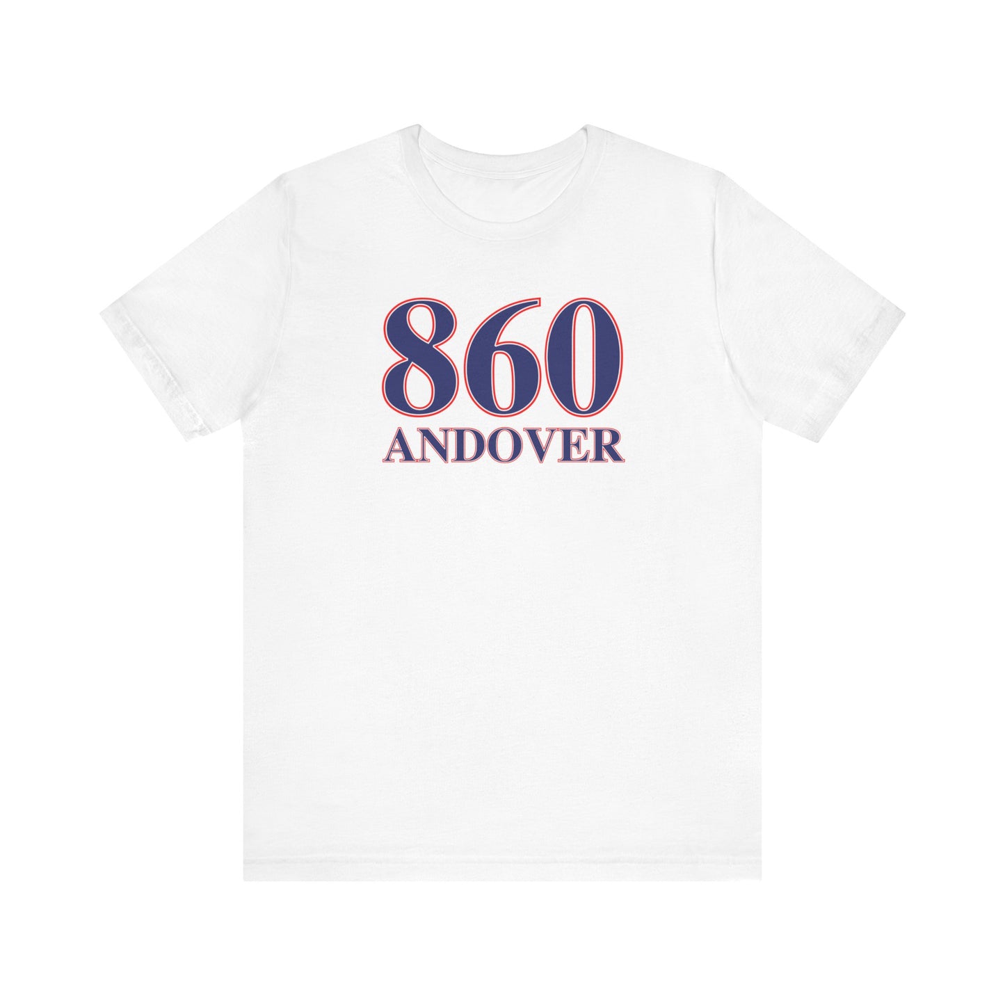 860 Andover Red White & Blue Unisex Jersey Short Sleeve T-Shirt