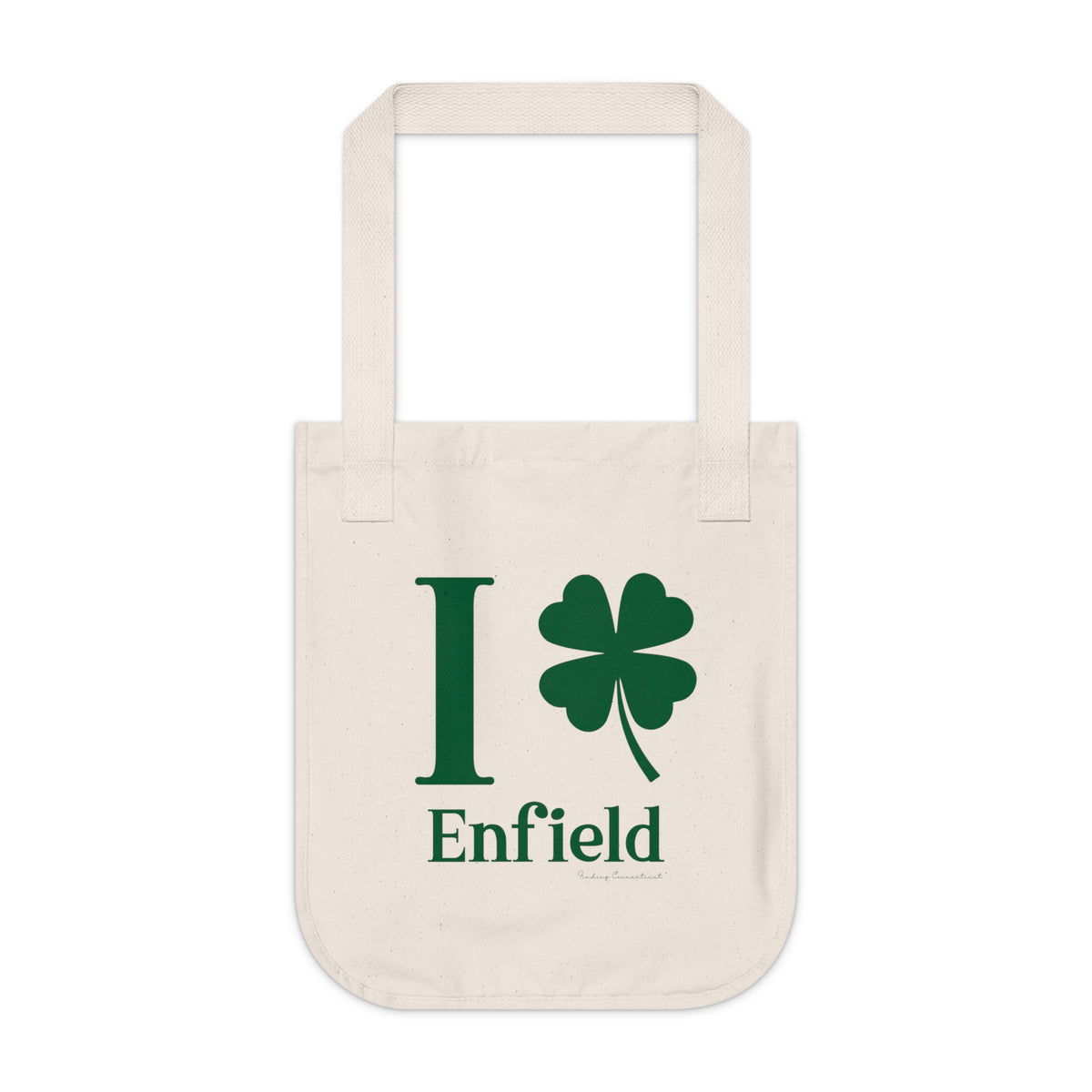 I Clover Enfield Organic Canvas Tote Bag