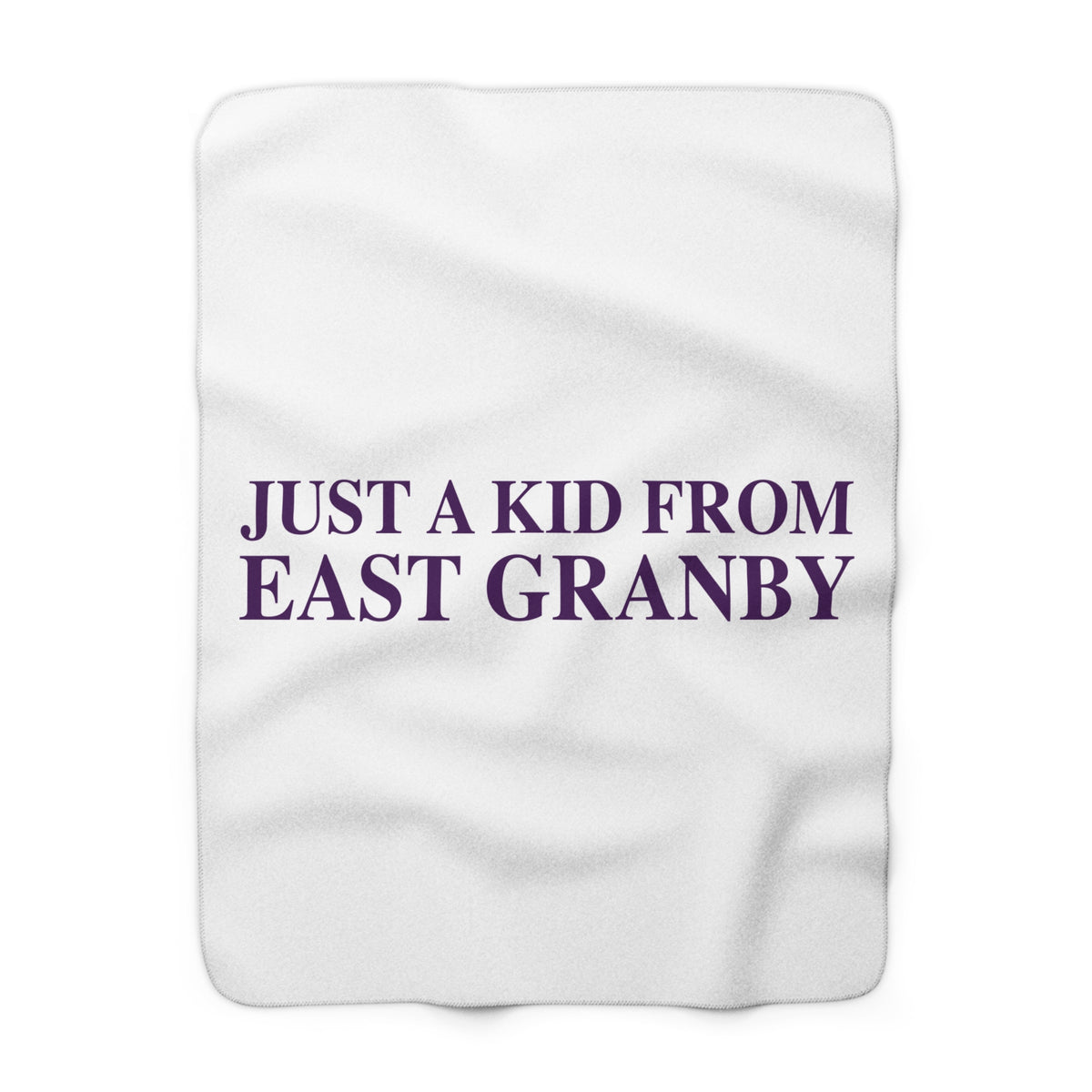 Just a kid from East Granby Fleece Blanket