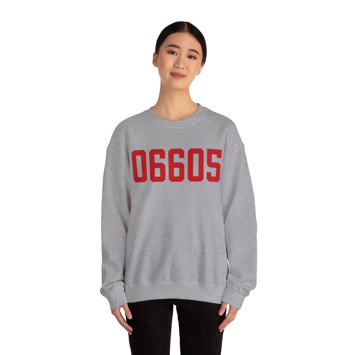 06605 Bridgeport Connecticut Zip Code Unisex Heavy Blend™ Crewneck Sweatshirt