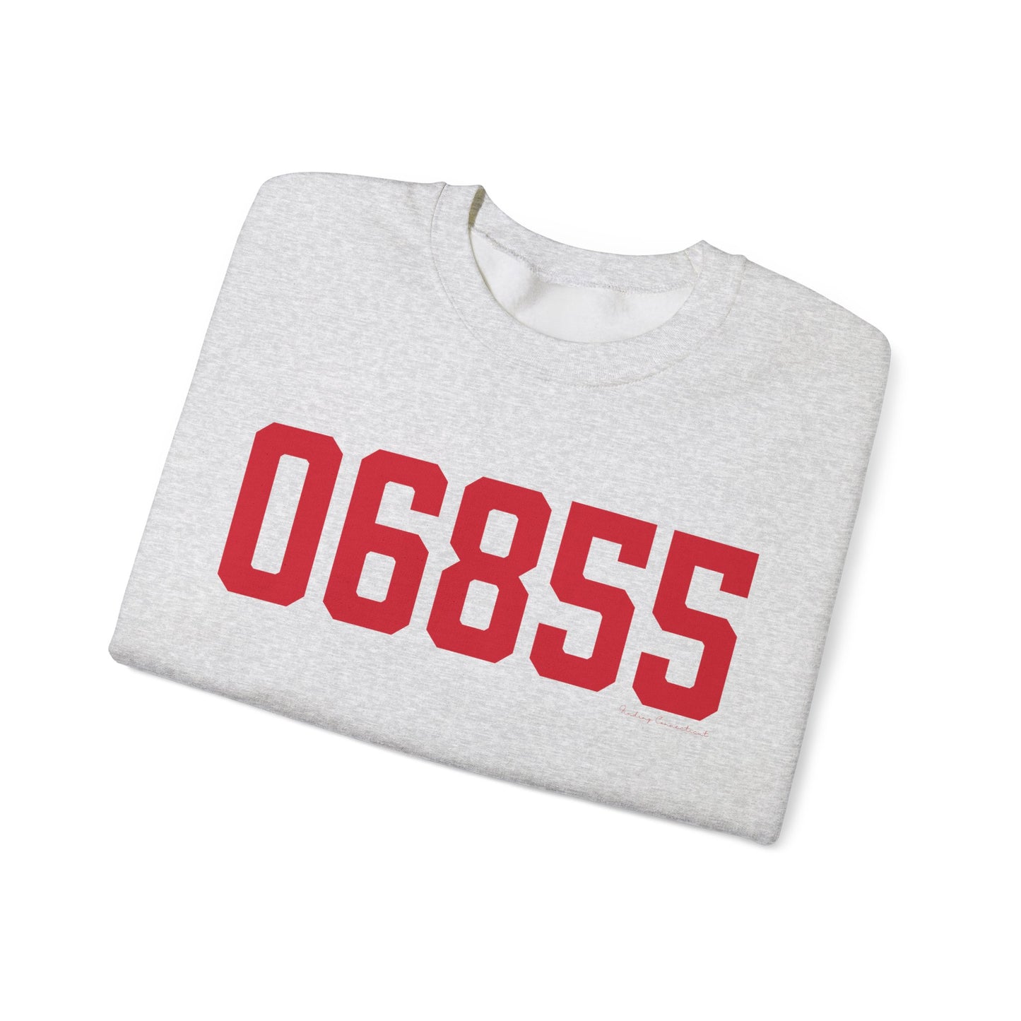 06855 Norwalk Connecticut Zip Code Unisex Heavy Blend™ Crewneck Sweatshirt