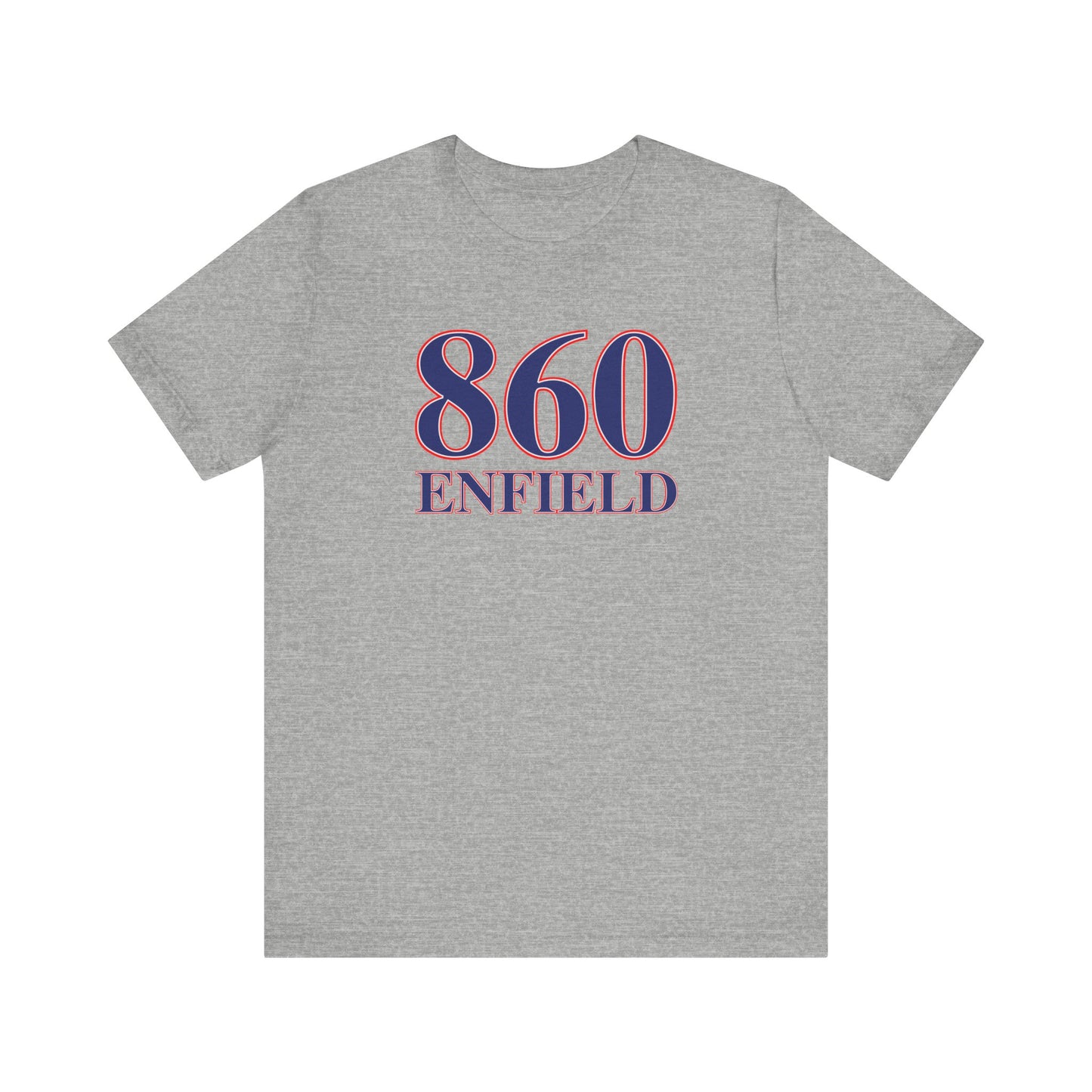 860 Enfield Red White & Blue Unisex Jersey Short Sleeve T-Shirt