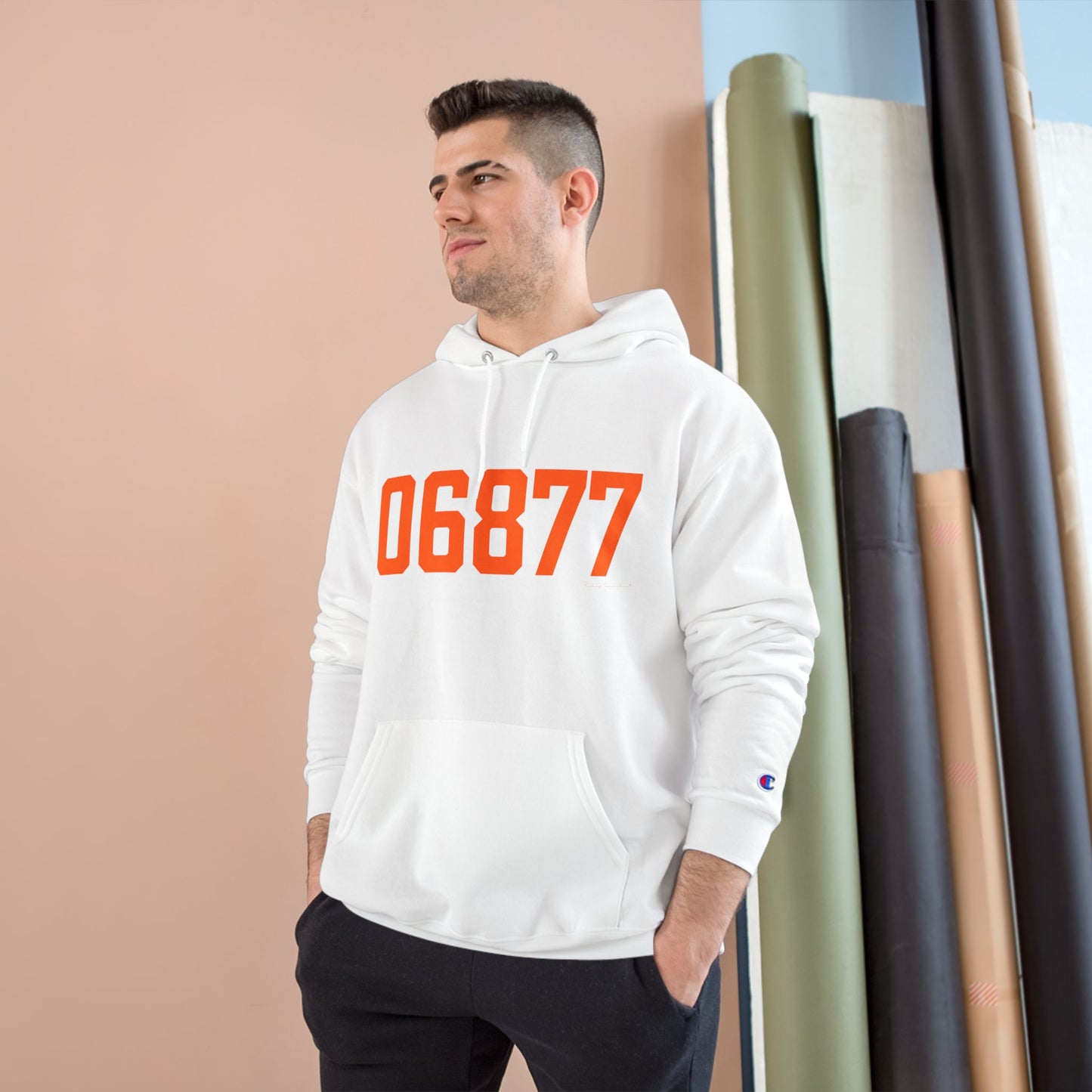 06877 Ridgefield Connecticut Zip Code Champion Hoodie Sweatshirts