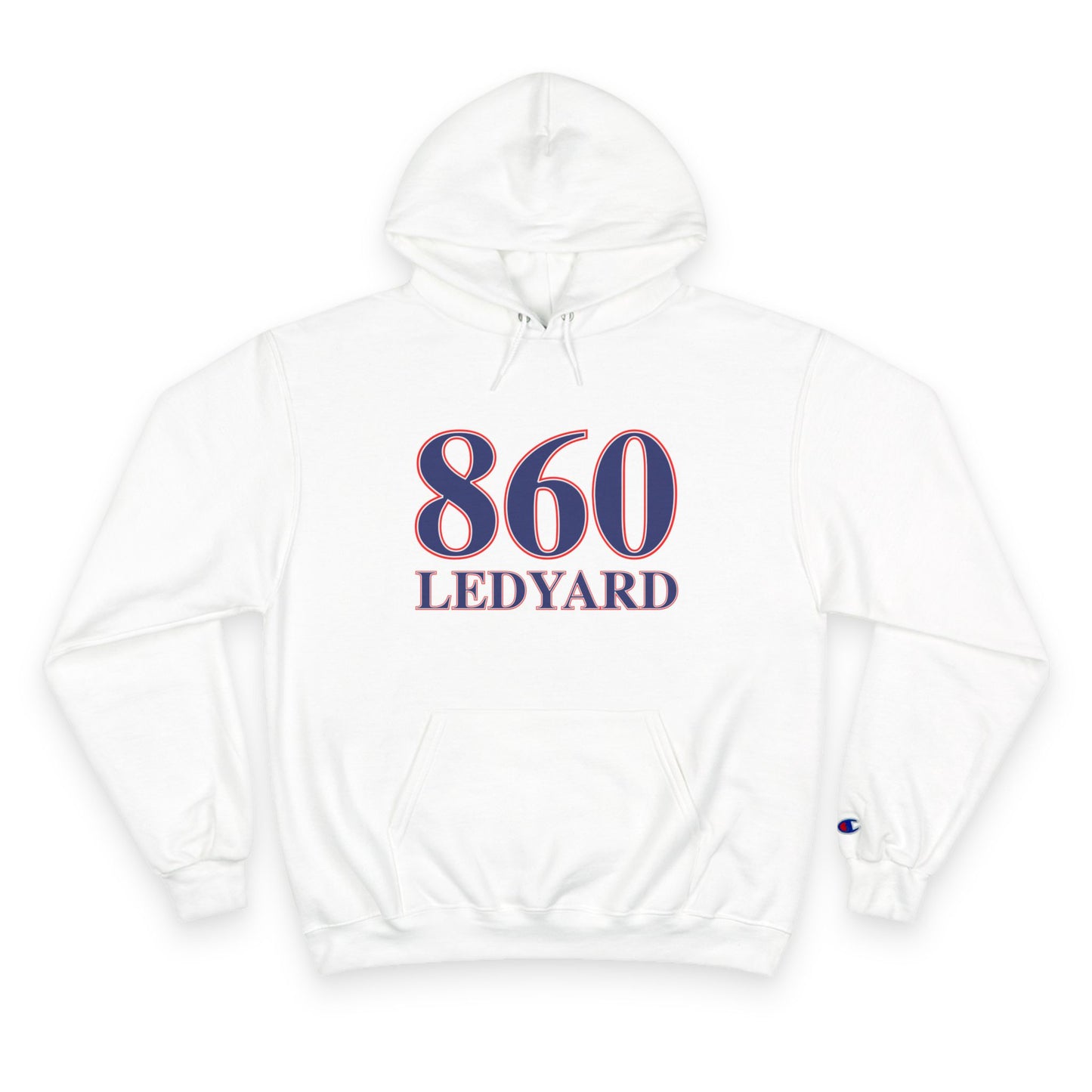 860 Ledyard Red White & Blue Champion Hoodie