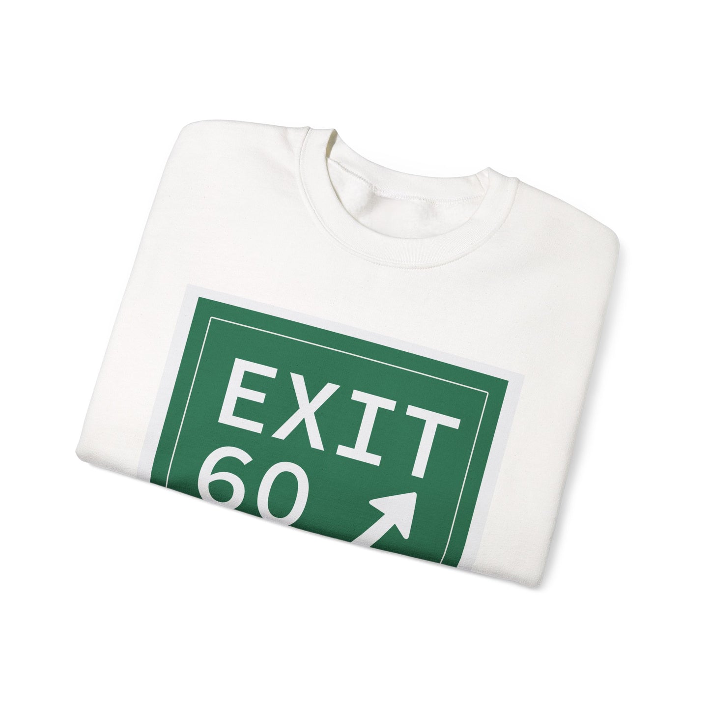 Vintage Exit 60 WCP Sign Unisex Heavy Blend™ Crewneck Sweatshirt