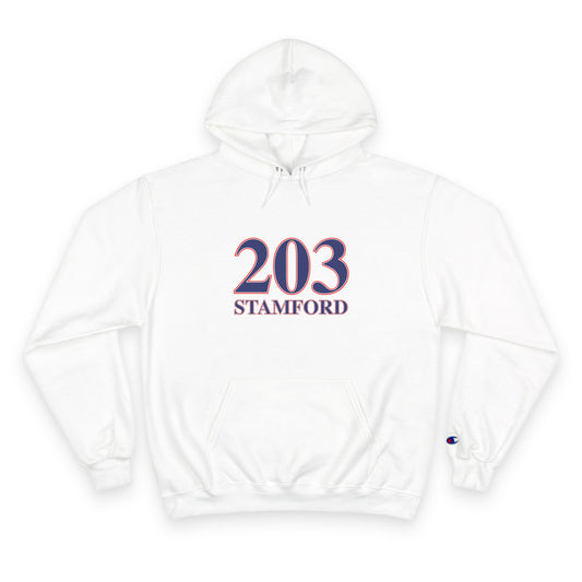 203 Stamford Red, White & Blue Champion Hoodie