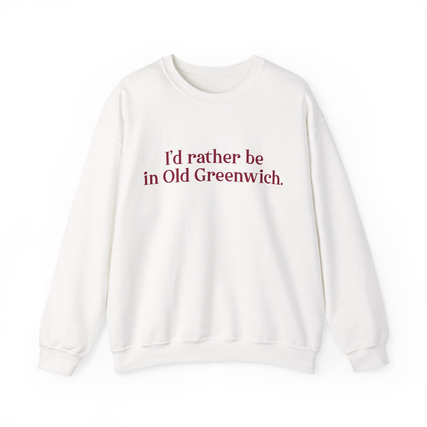 I’d rather be in Old Greenwich Unisex Heavy Blend™ Crewneck Sweatshirt
