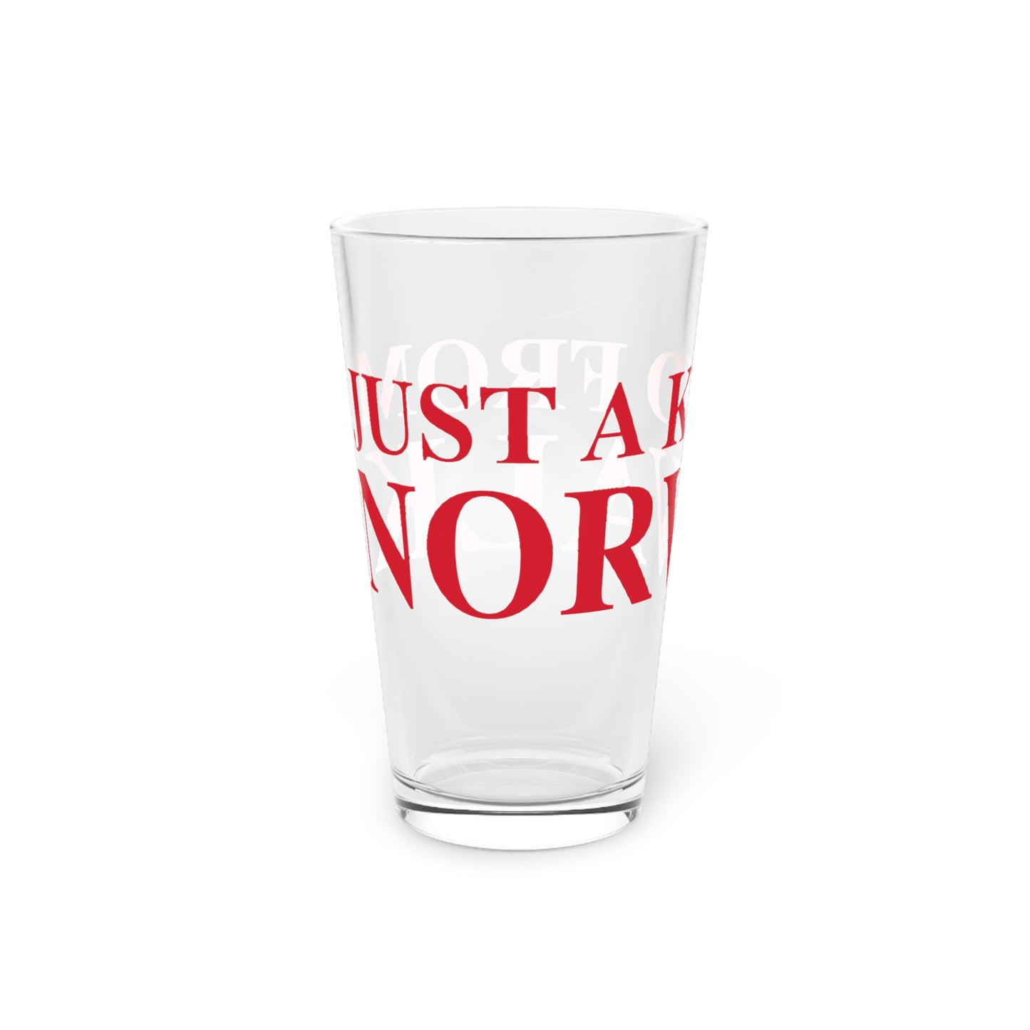 Just a kid from Norwalk Pint Glass, 16oz
