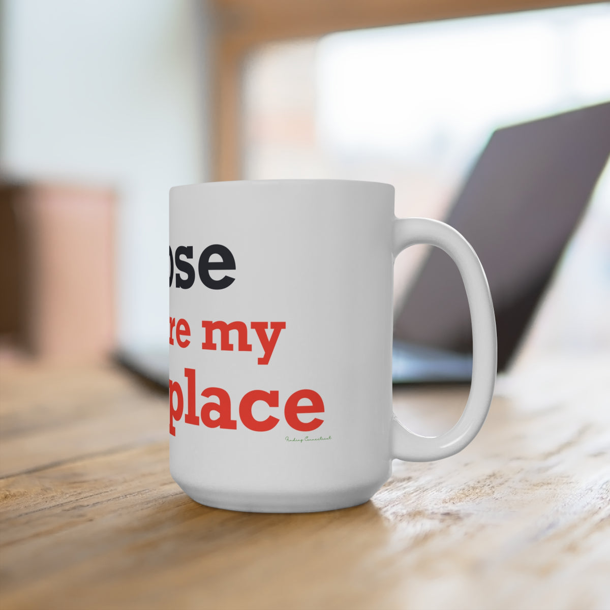 Goose Shows Are My Happy Place - Blue & Orange Mug 15oz