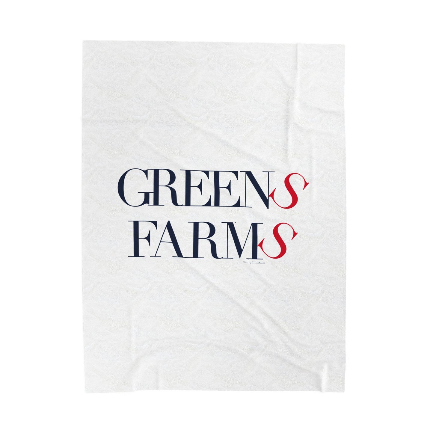 41 Tilt Greens Farms Velveteen Plush Blanket