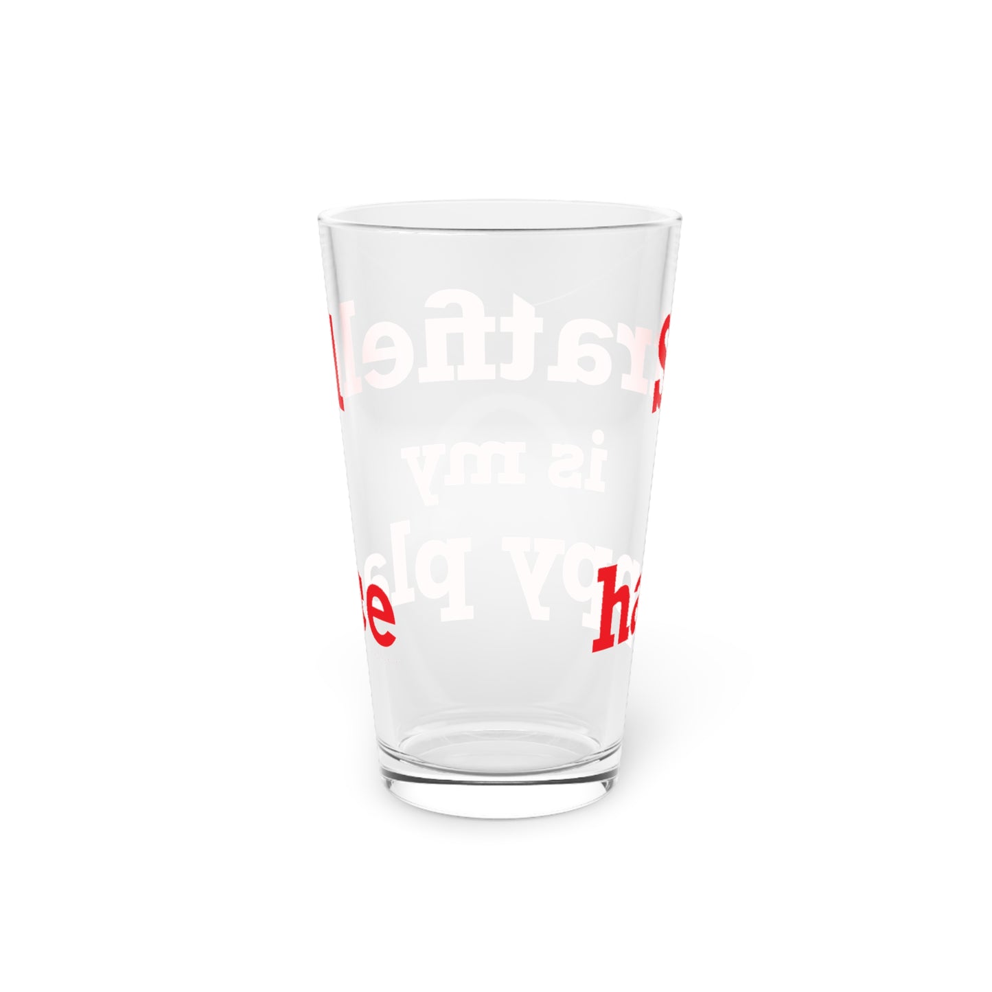 Stratfield Is My Happy Place Pint Glass, 16oz