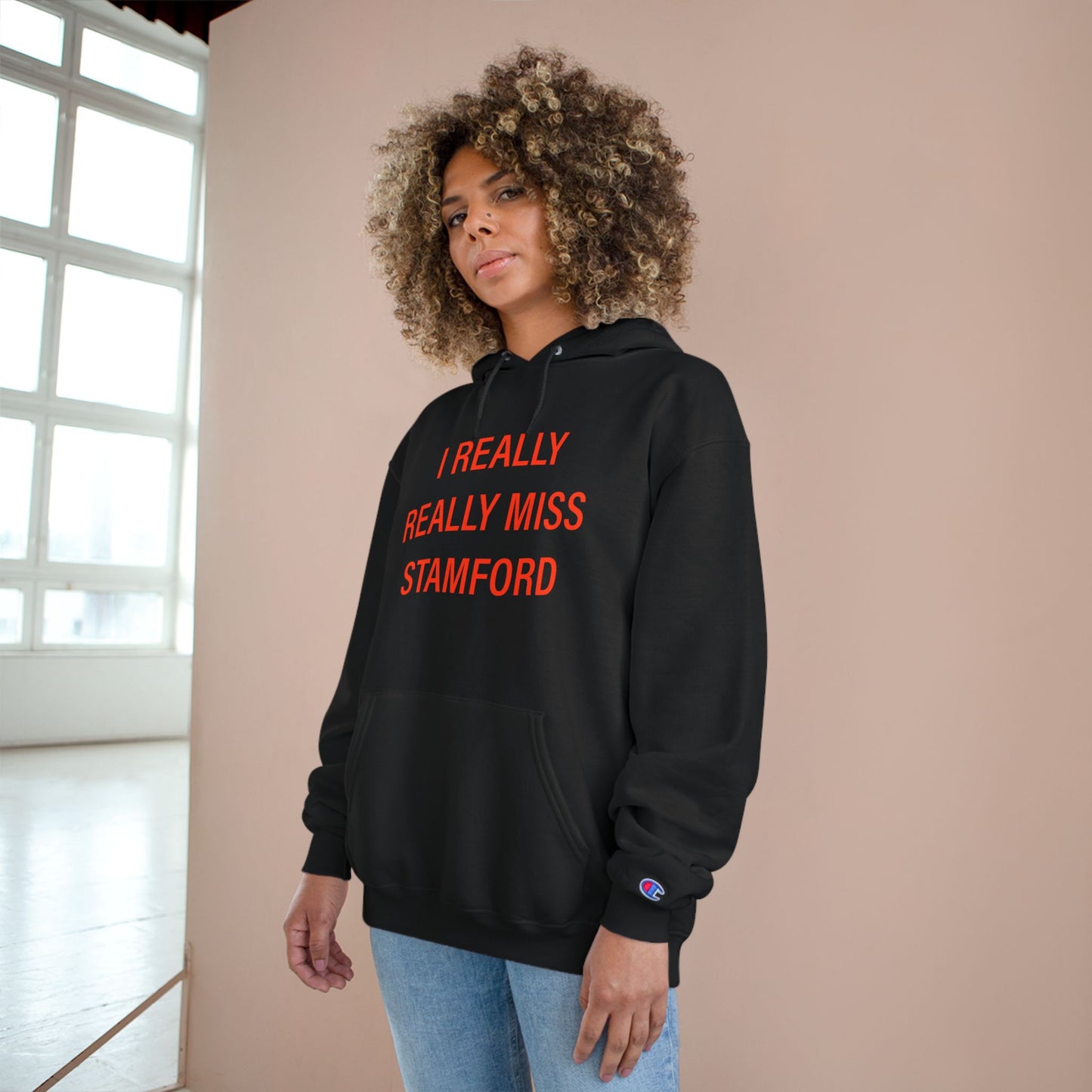 I Really Really Miss Stamford Champion Hoodie