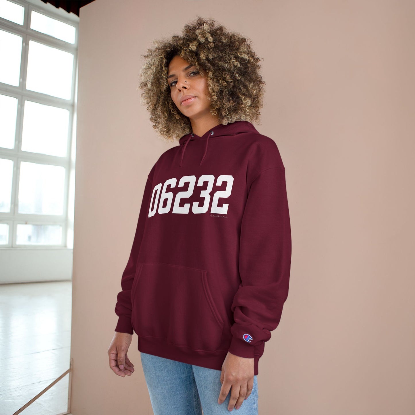 06232 Andover CT Zip Code Champion Hoodie