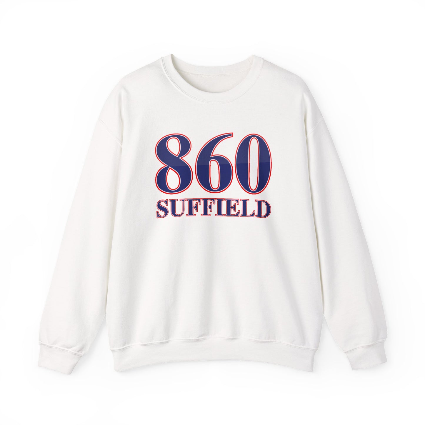 860 Suffield Red White & Blue Unisex Heavy Blend™ Crewneck Sweatshirt