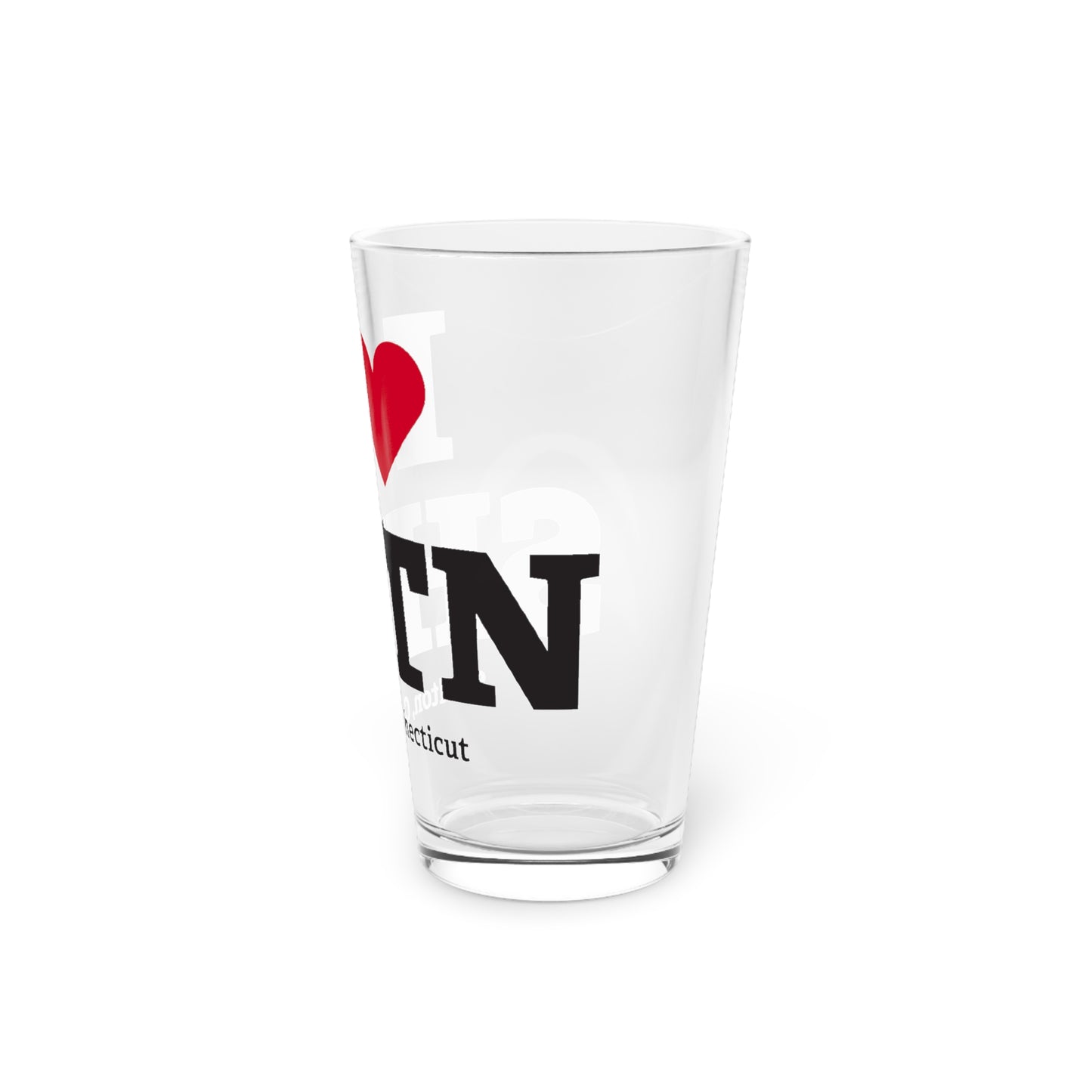I Heart SHTN Pint Glass, 16oz