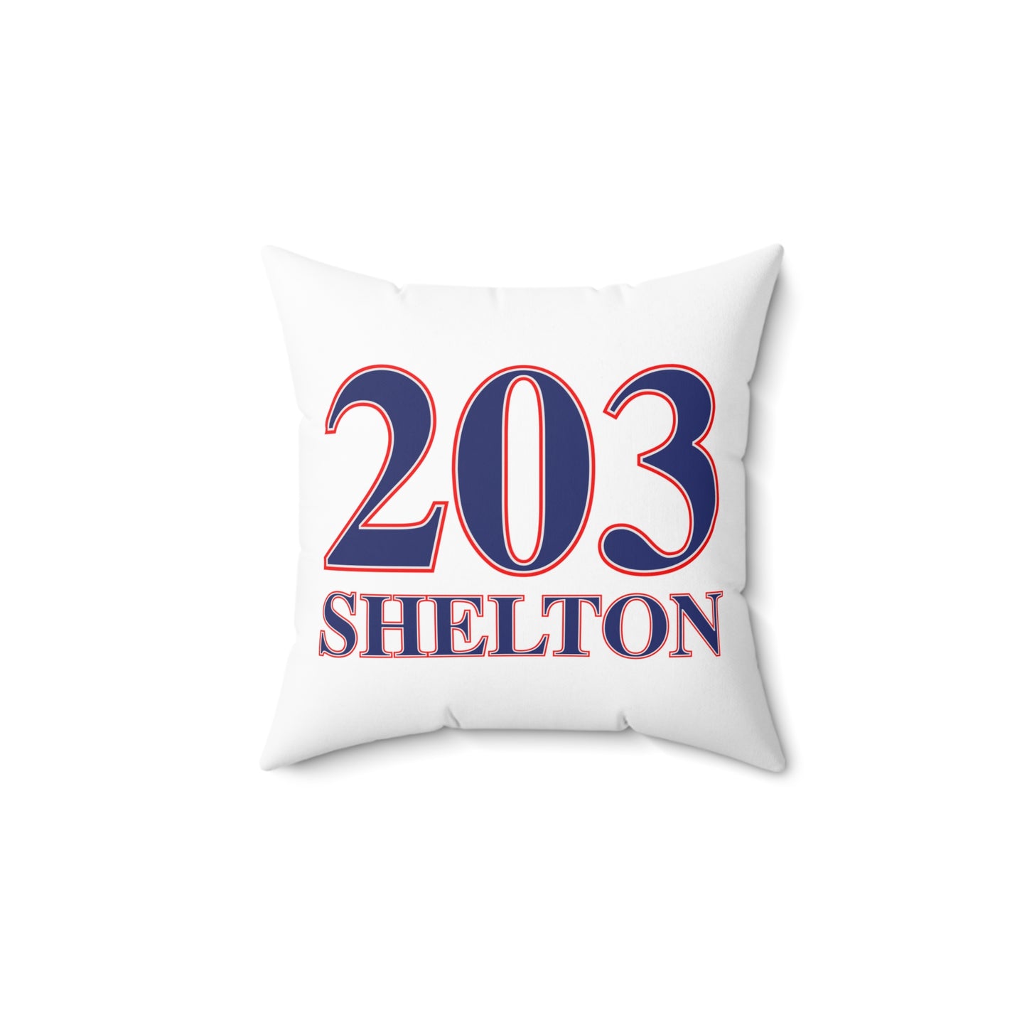 203 Shelton Red White & Blue Spun Polyester Square Pillow