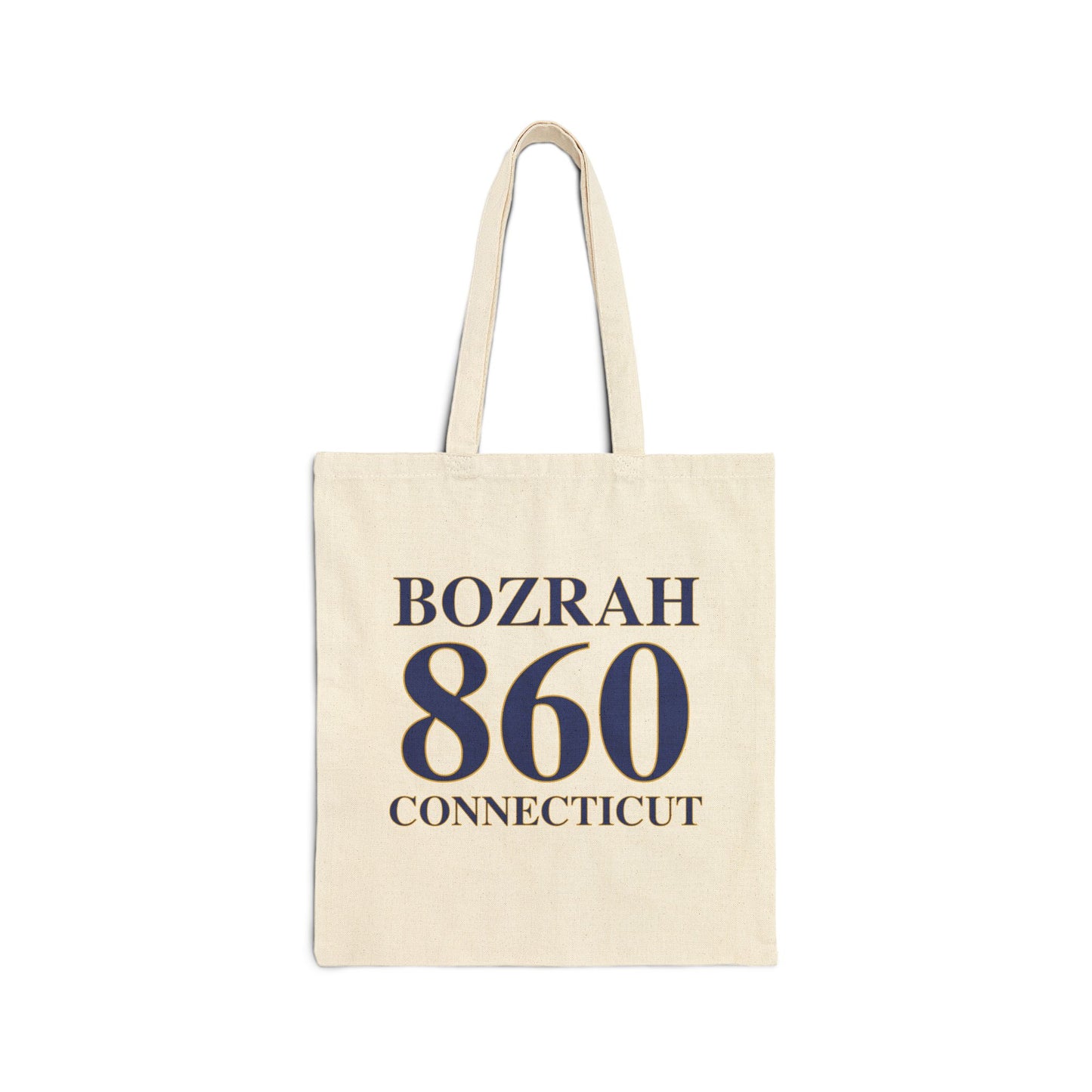 Bozrah 860 Connecticut Cotton Canvas Tote Bag