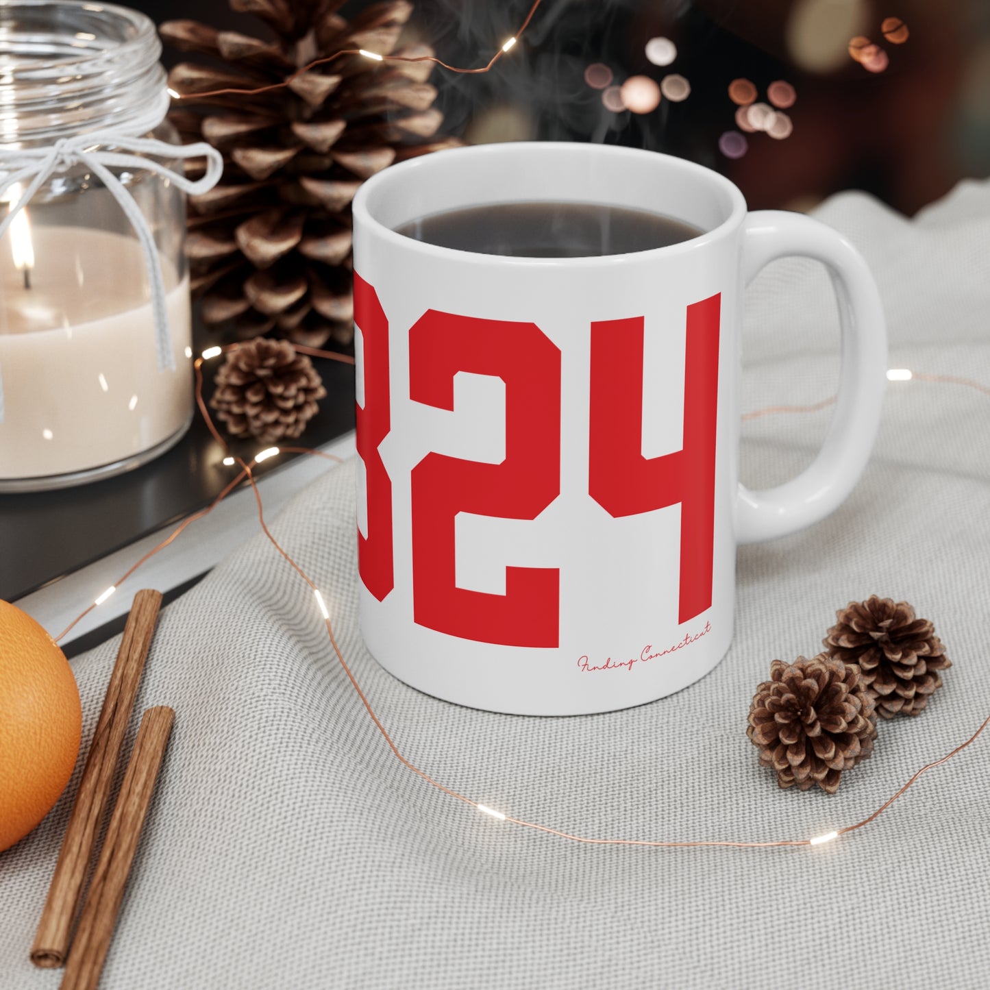 06824 Fairfield Connecticut Zip Code Mug 11oz