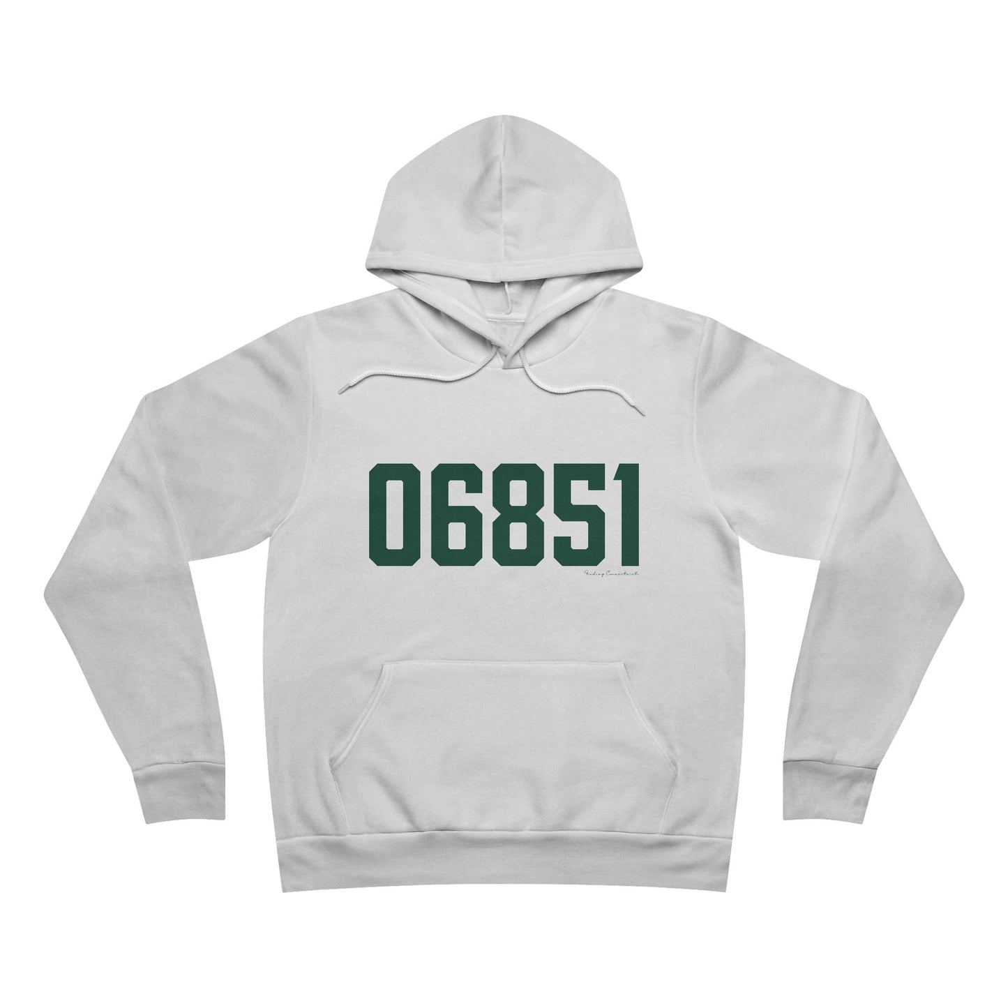 06851 Norwalk Connecticut Zip Code Unisex Sponge Fleece Pullover Hoodie Sweatshirt