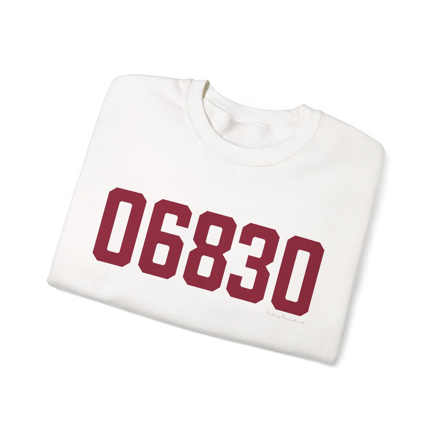 06830 - Greenwich Connecticut Zip Code Unisex Heavy Blend™ Crewneck Sweatshirt