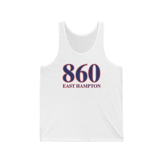 860 East Hampton Red White & Blue Unisex Jersey Tank Top