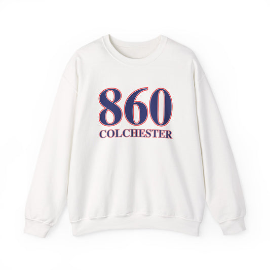 860 Colchester Red White & Blue Unisex Heavy Blend™ Crewneck Sweatshirt