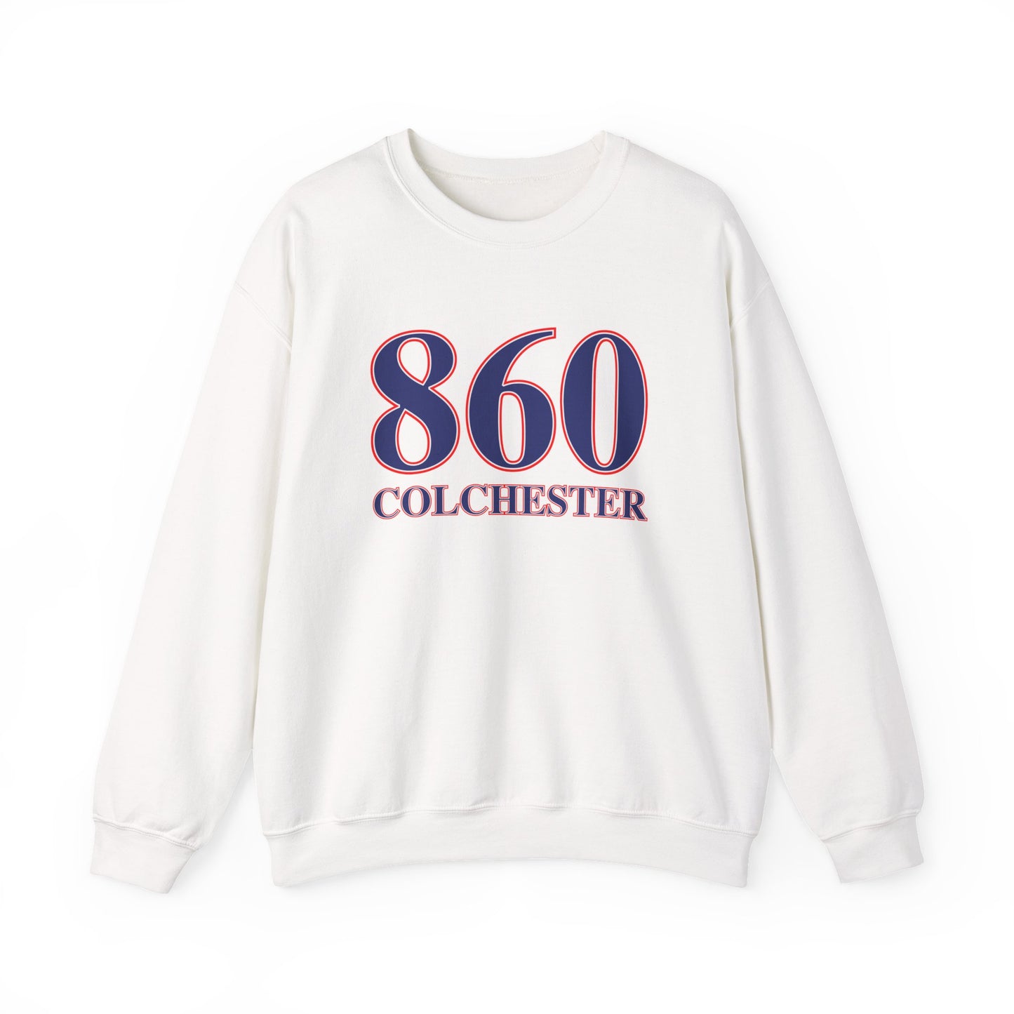 860 Colchester Red White & Blue Unisex Heavy Blend™ Crewneck Sweatshirt