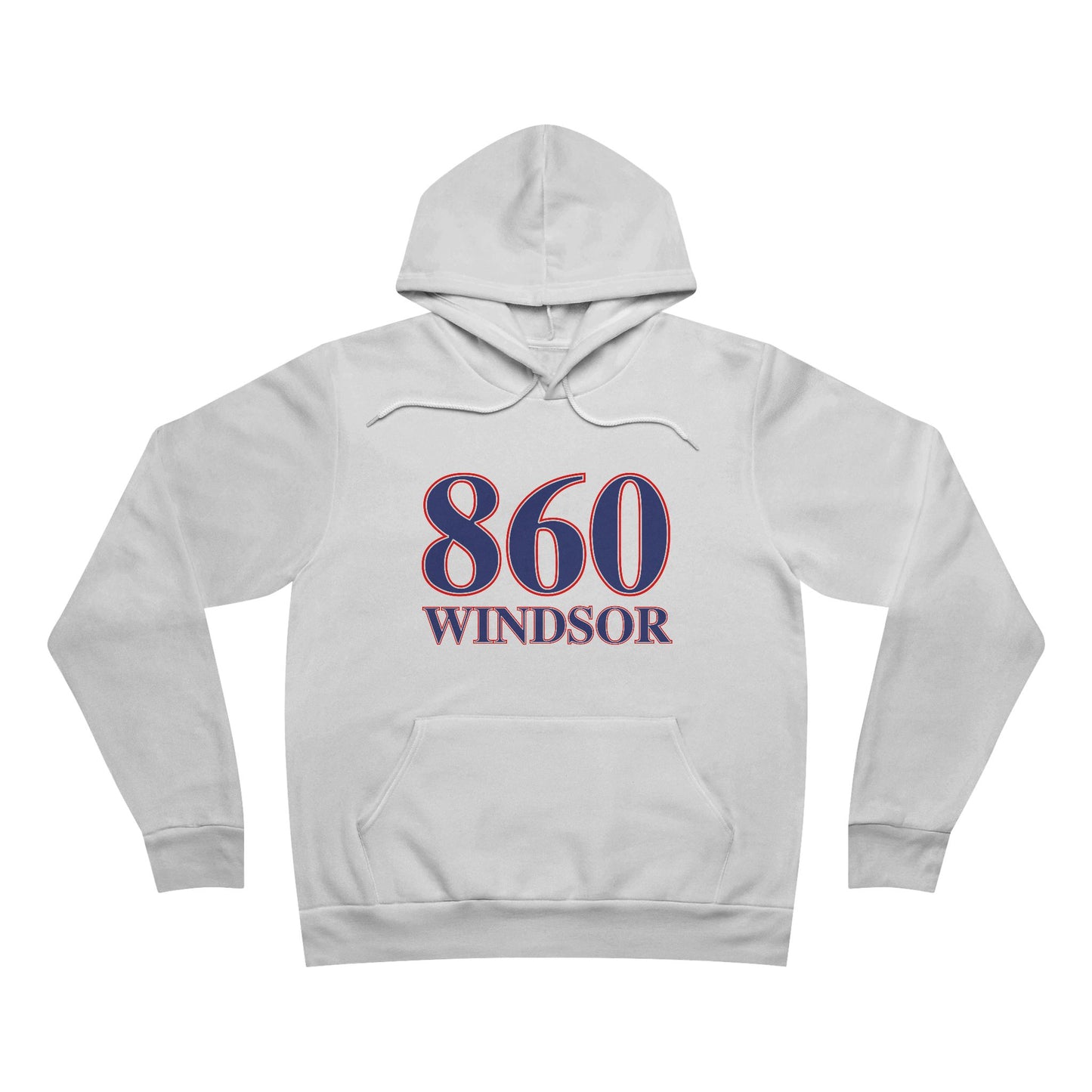 860 Windsor Red White & Blue Unisex Sponge Fleece Pullover Hoodie
