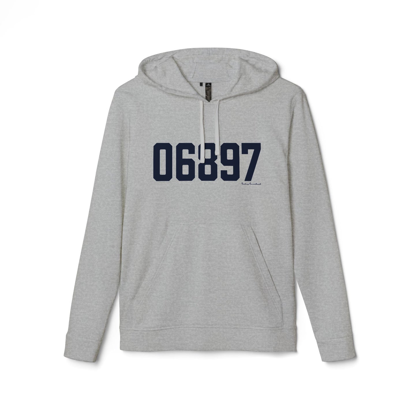 06897 Wilton Connecticut Zip Code adidas Unisex Fleece Hoodie Sweatshirt