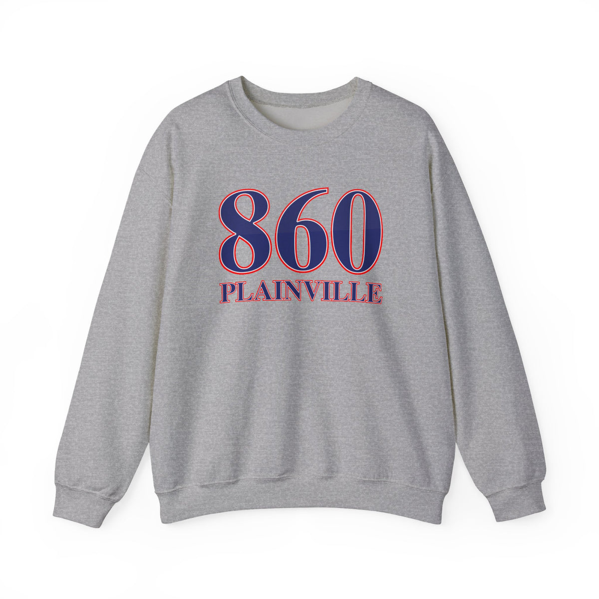 860 Plainville Red White & Blue Unisex Heavy Blend™ Crewneck Sweatshirt