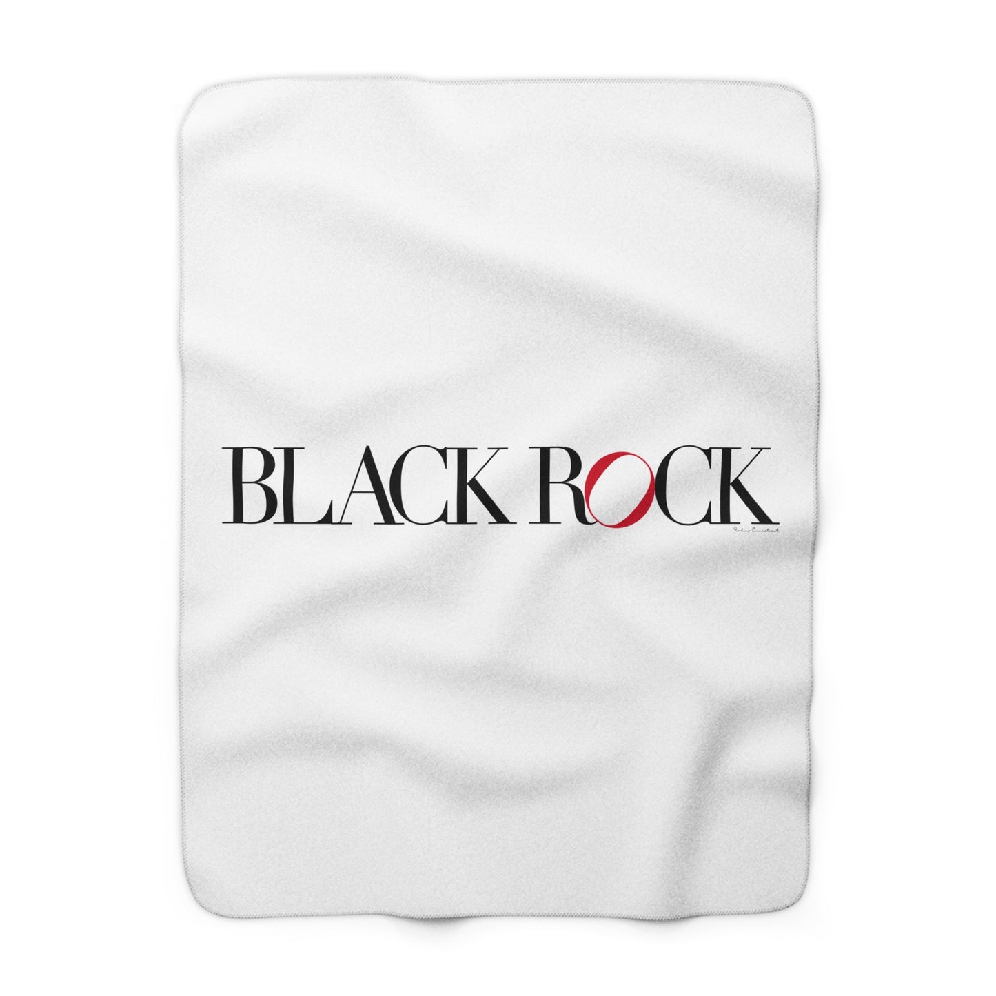 41 Tilt Black Rock Sherpa Fleece Blanket