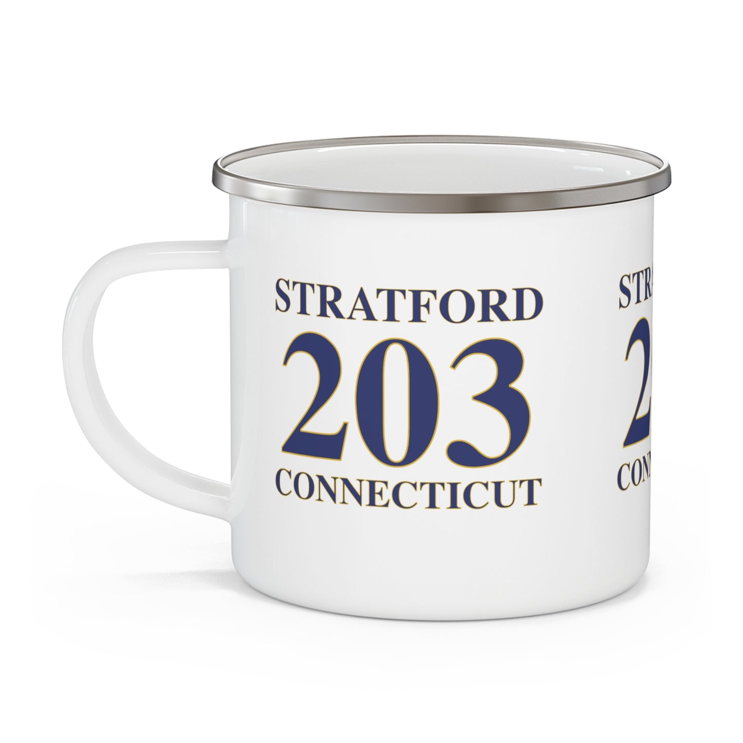 Stratford 203 Connecticut Enamel Camping Mug