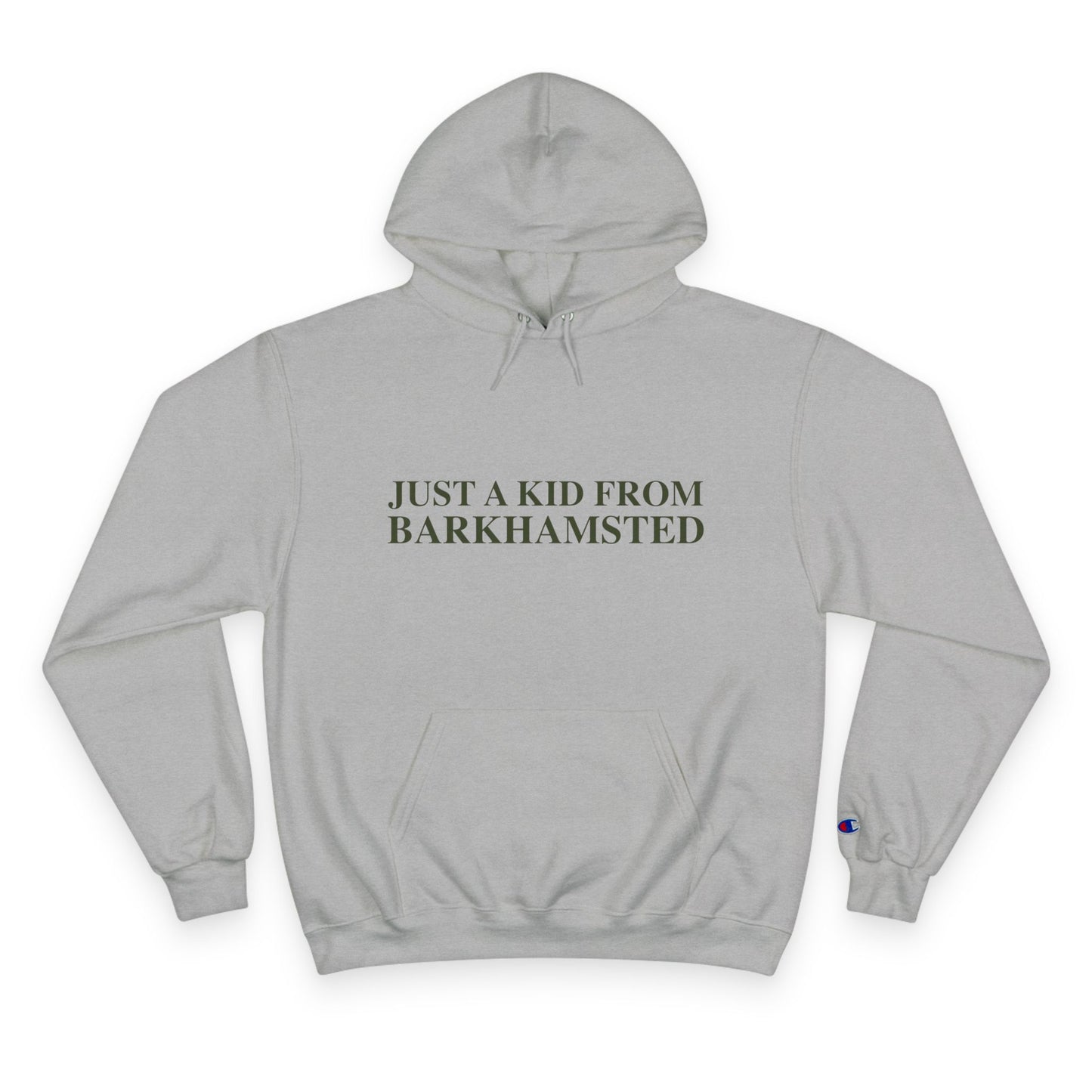 Just a kid from Barkhamsted Champion Hoodie