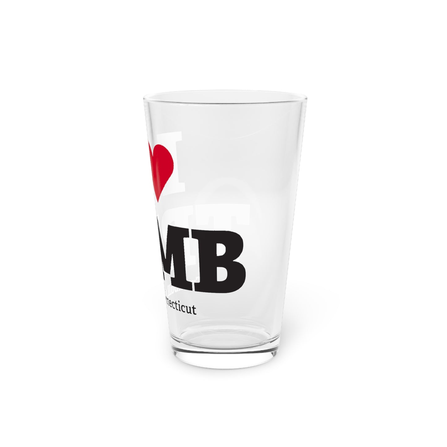I Heart TRMB Pint Glass, 16oz