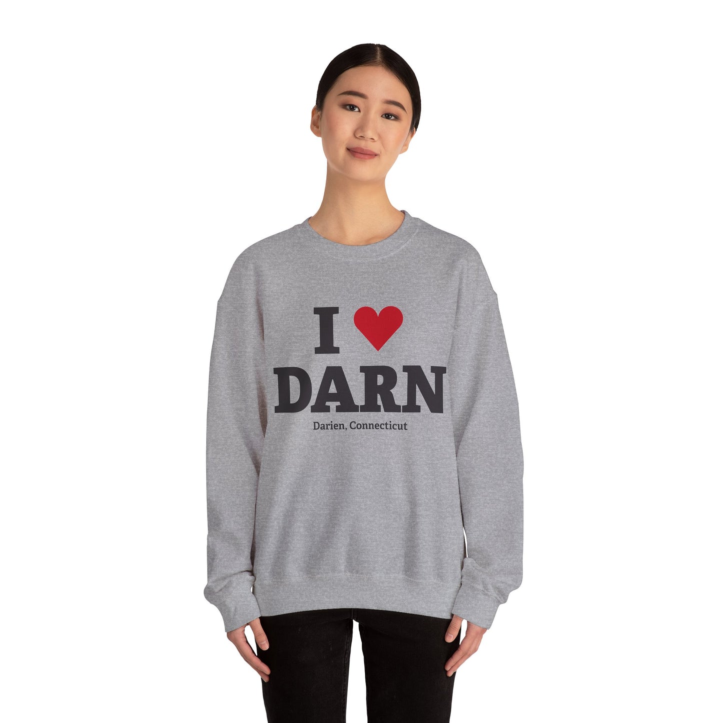 I Heart DARN Unisex Heavy Blend™ Crewneck Sweatshirt