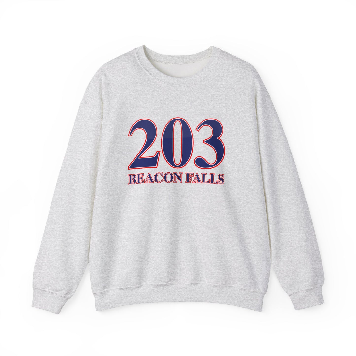 203 Beacon Falls Red White & Blue Unisex Heavy Blend™ Crewneck Sweatshirt